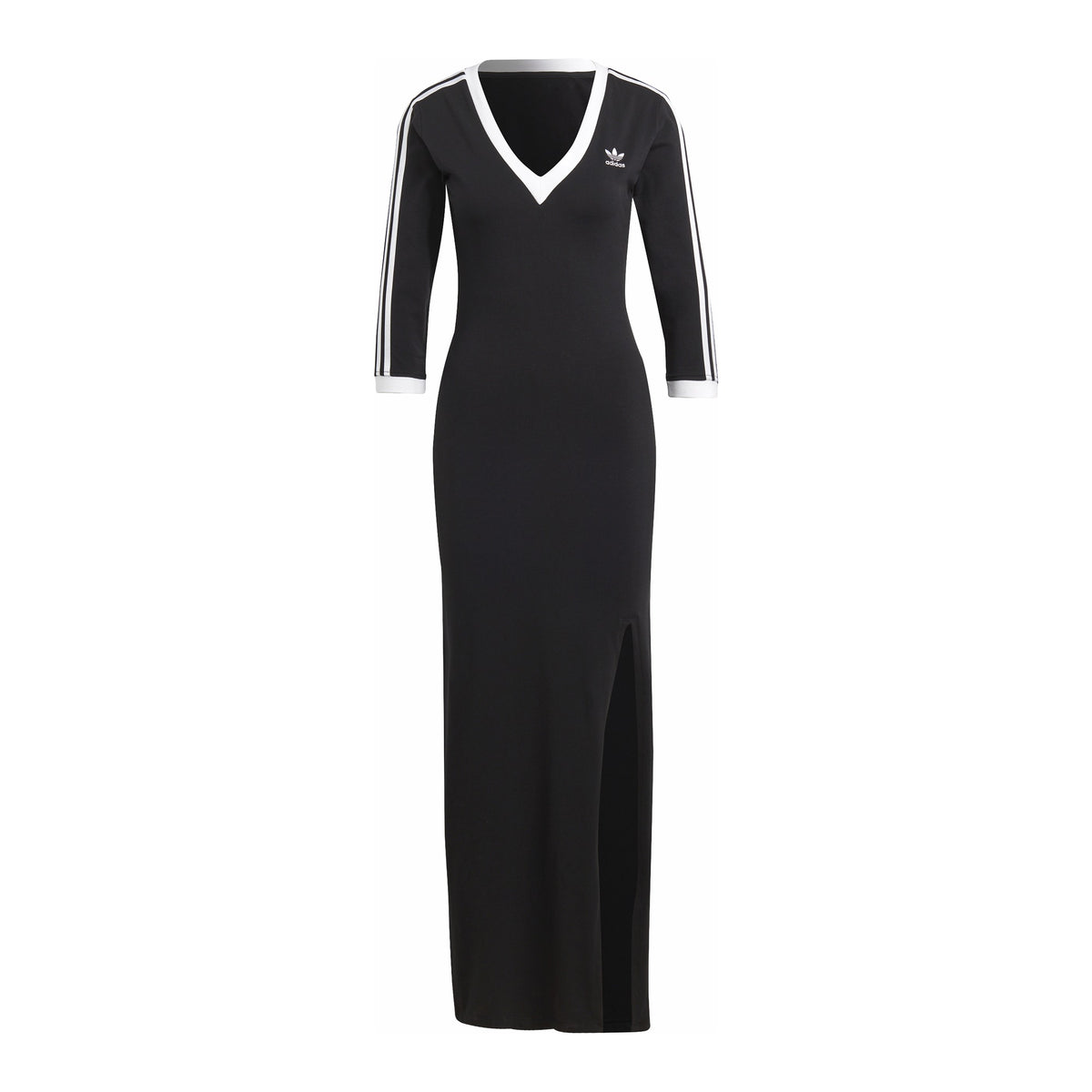 Womens Adidas Adicolor Classics 3-Stripes Maxi Dress 1