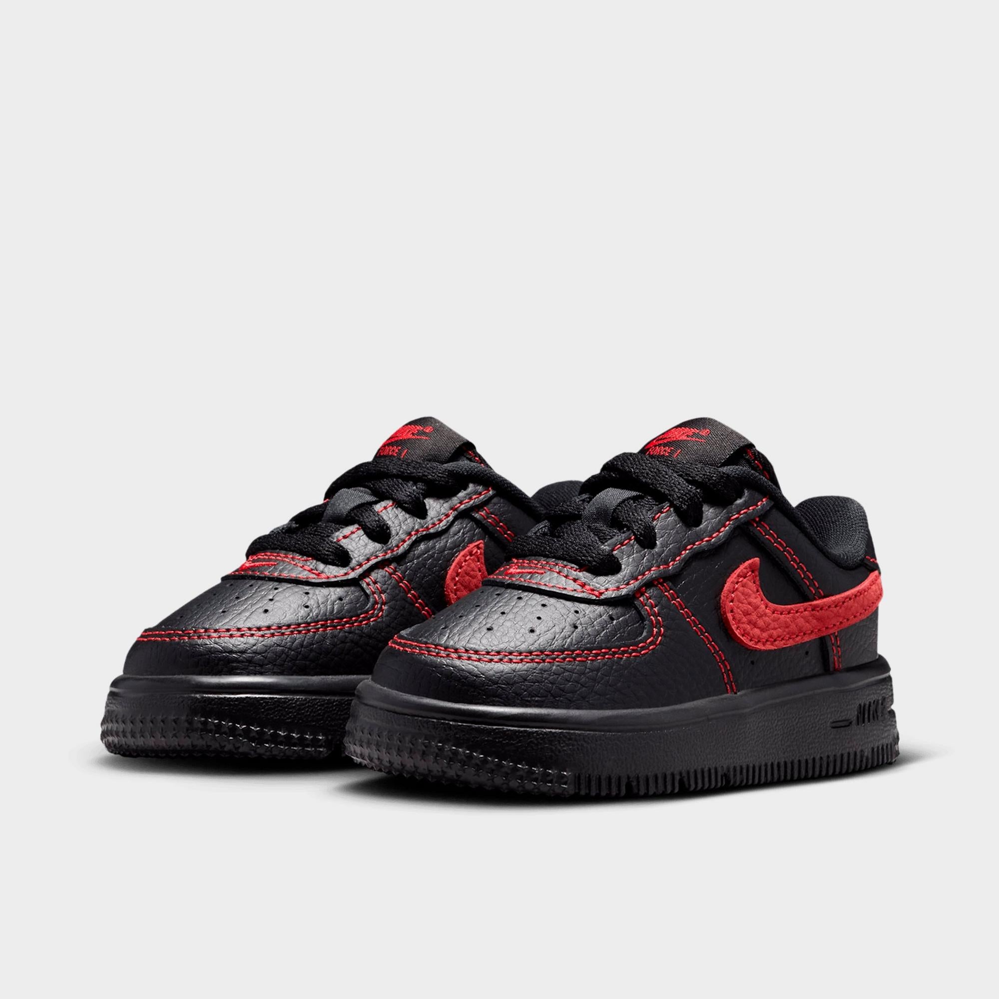 [IM7995-001] TODDLERS NIKE FORCE 1 LOW LV8 3 'BRED (TD)'