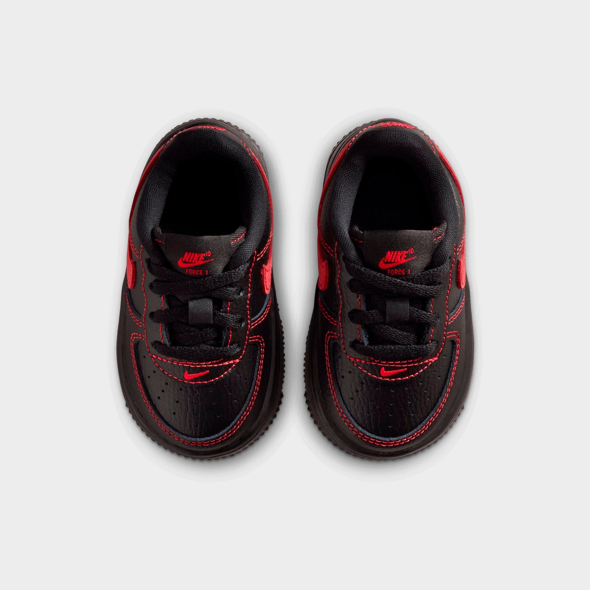 [IM7995-001] TODDLERS NIKE FORCE 1 LOW LV8 3 'BRED (TD)'
