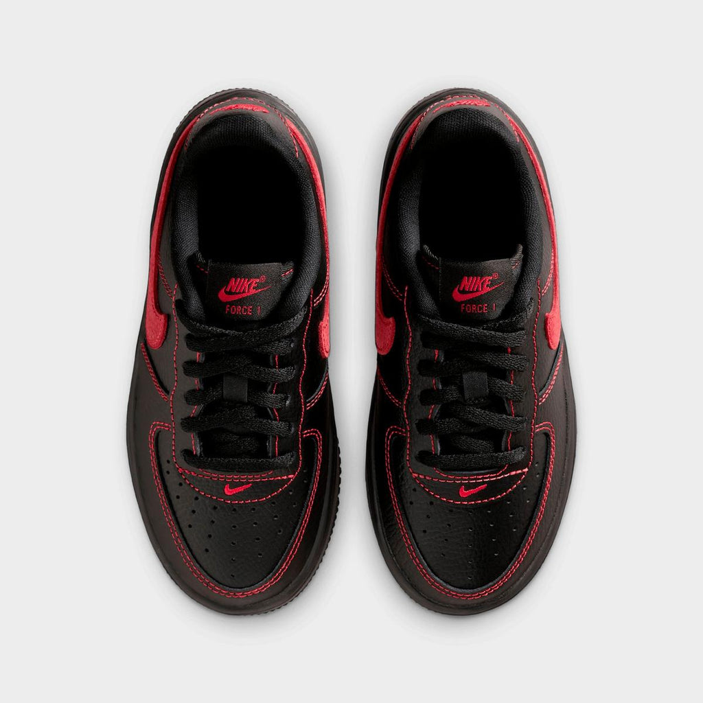 [IM7997-001] PRESCHOOL NIKE AIR FORCE 1 LOW LV8 3 'BRED (PS)'