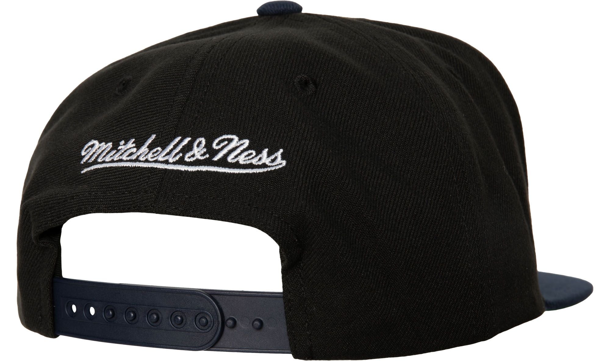 MENS MITCHELL & NESS NHL 2 TONE SIDE PATCH SNAPBACK LIGHTNING - BLACK-NAVY