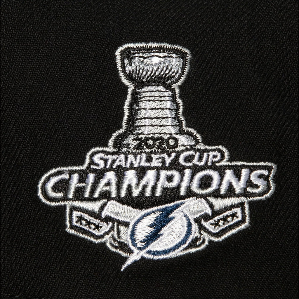 MENS MITCHELL & NESS NHL 2 TONE SIDE PATCH SNAPBACK LIGHTNING - BLACK-NAVY