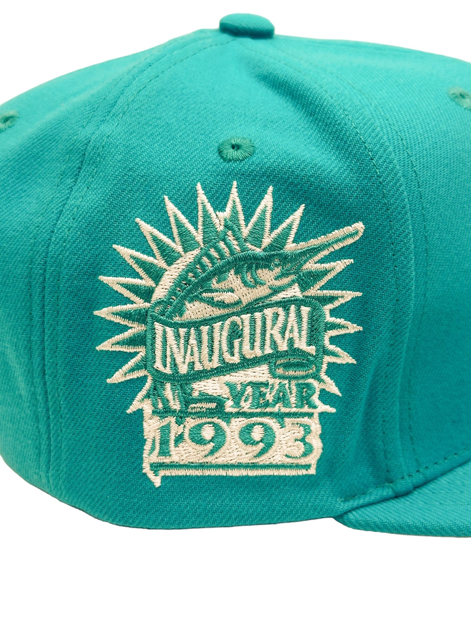 MENS MITCHELL & NESS MLB BACK TO BASICS SNAPBACK COOP MARLINS - TEAL