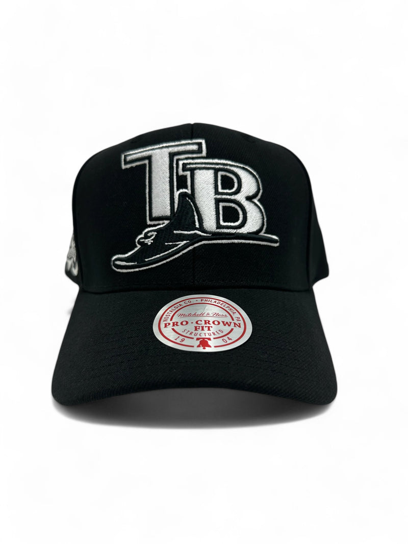 MENS MITCHELL & NESS MLB PANDA PRO SNAPBACK COOP RAYS - BLACK