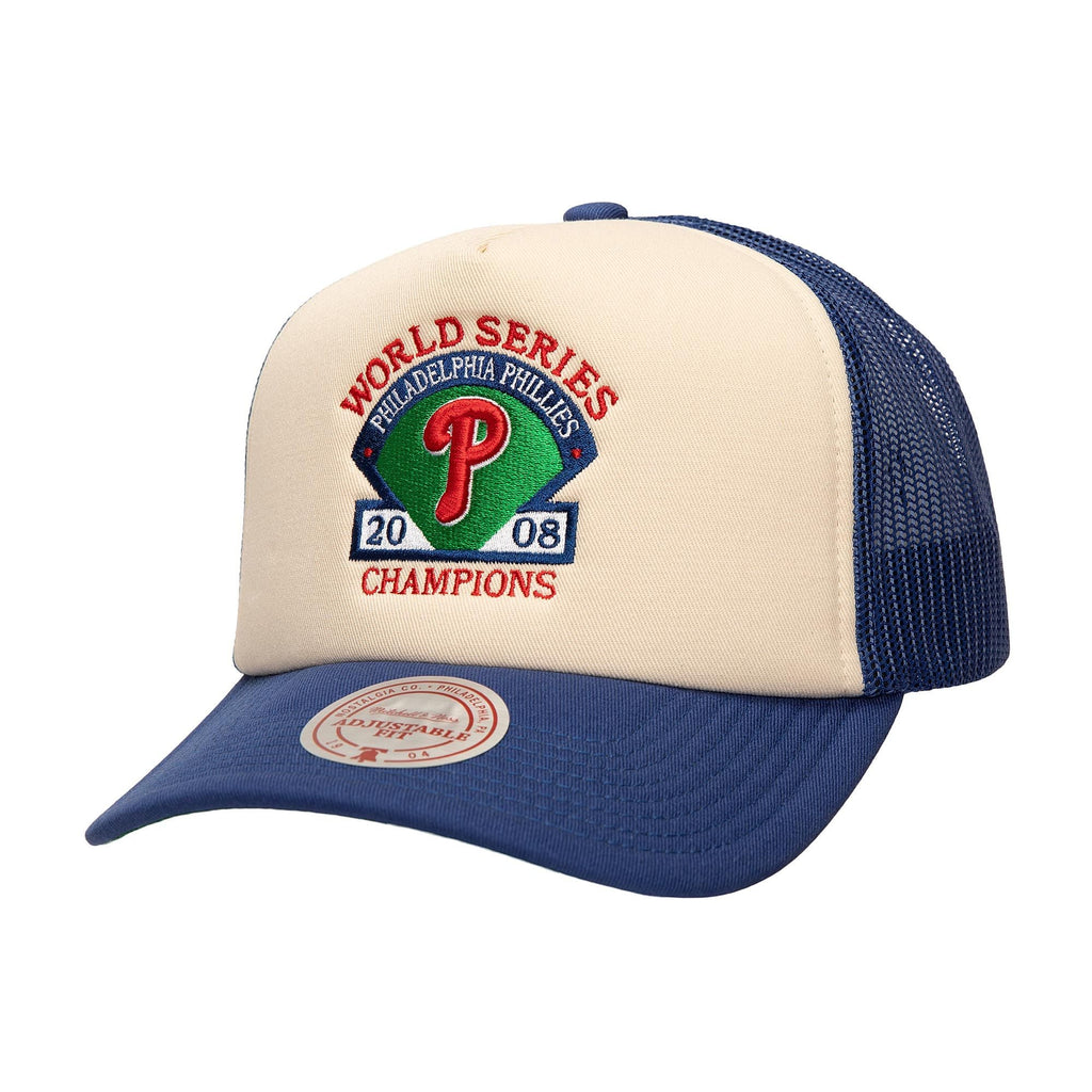 MENS MITCHELL & NESS MLB BASES LOADED TRUCKER PHILLIES 2008