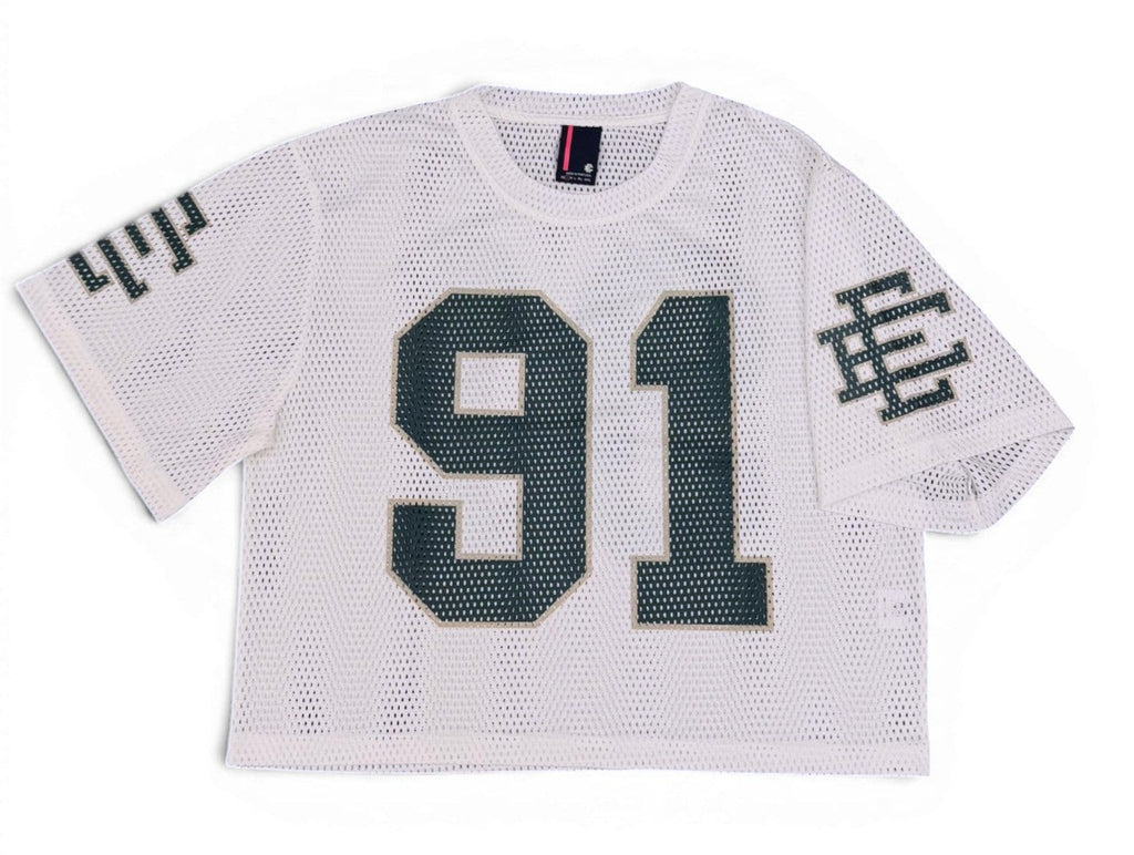 [EECO25MS87-000WHGN] MENS ERIC EMANUEL EE CROPPED JERSEY CORE MESH