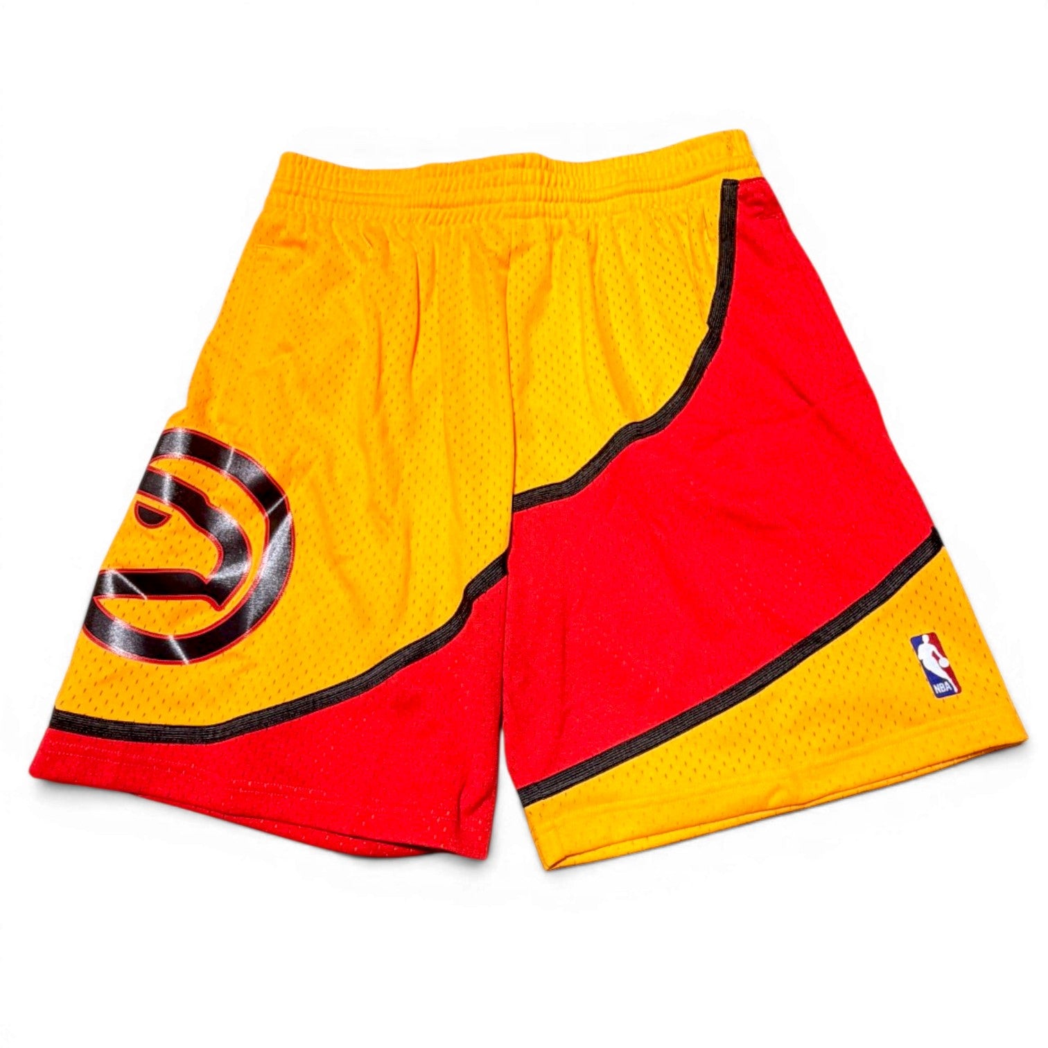 Mens Mitchell & Ness NBA SWINGMAN SHORTS - ATLANTA HAWKS 1986