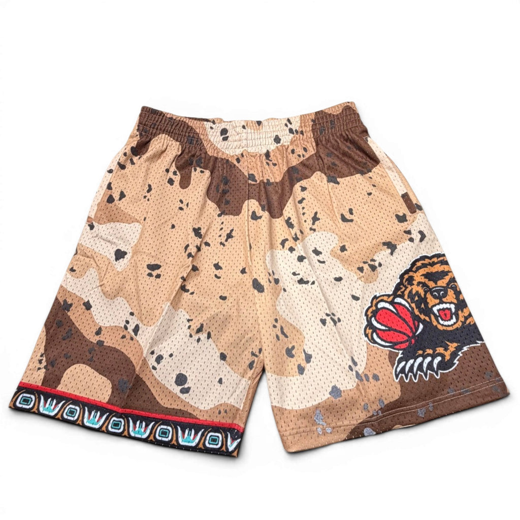 MITCHELL & NESS NBA CAMO REFLECTIVE SWINGMAN SHORTS VANCOUVER GRIZZLIES 1998