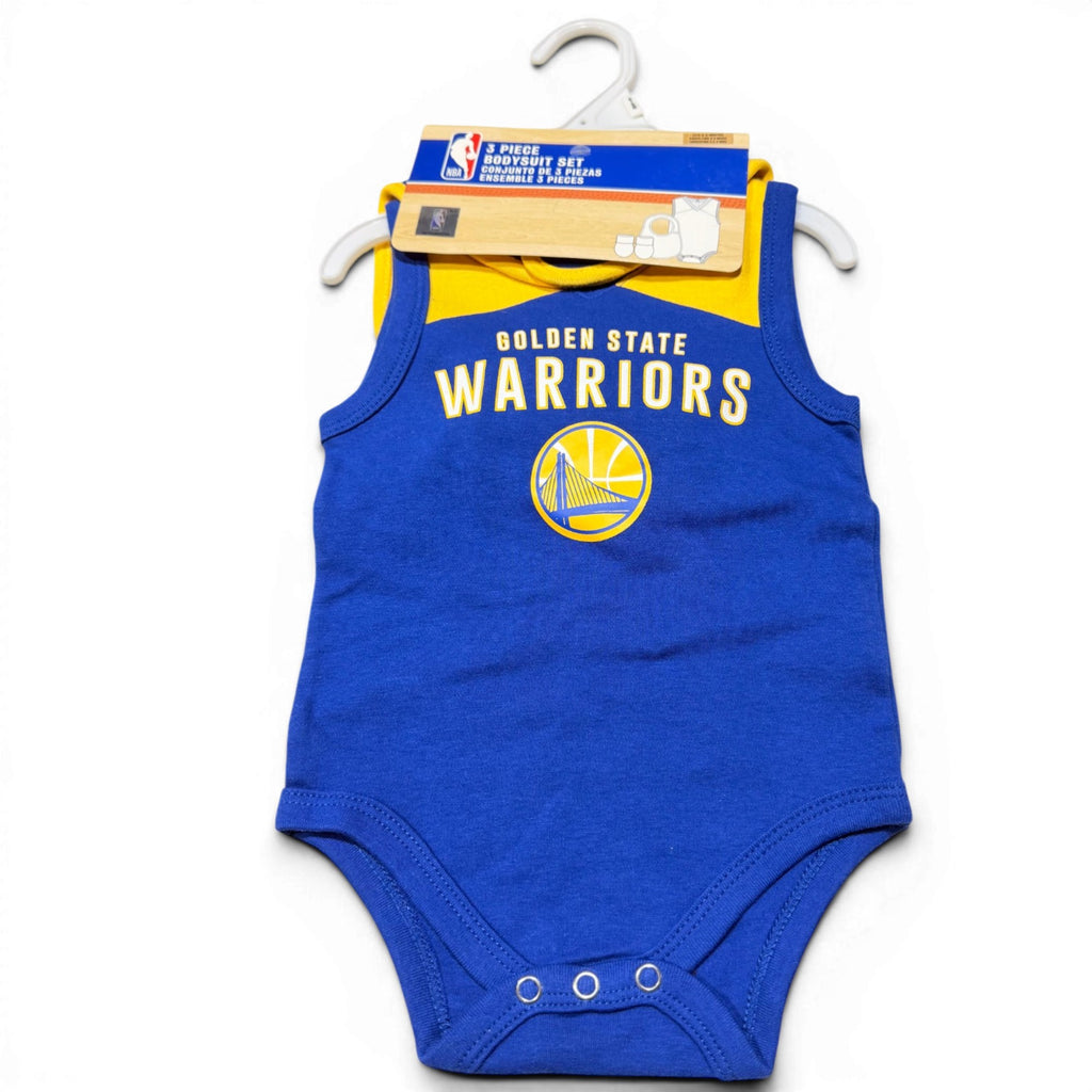 [9K2N1BARA-WAR] TODDLERS NBA STORE NBA GOLDEN STATE WARRIORS 3PIECE BODYSUIT SET