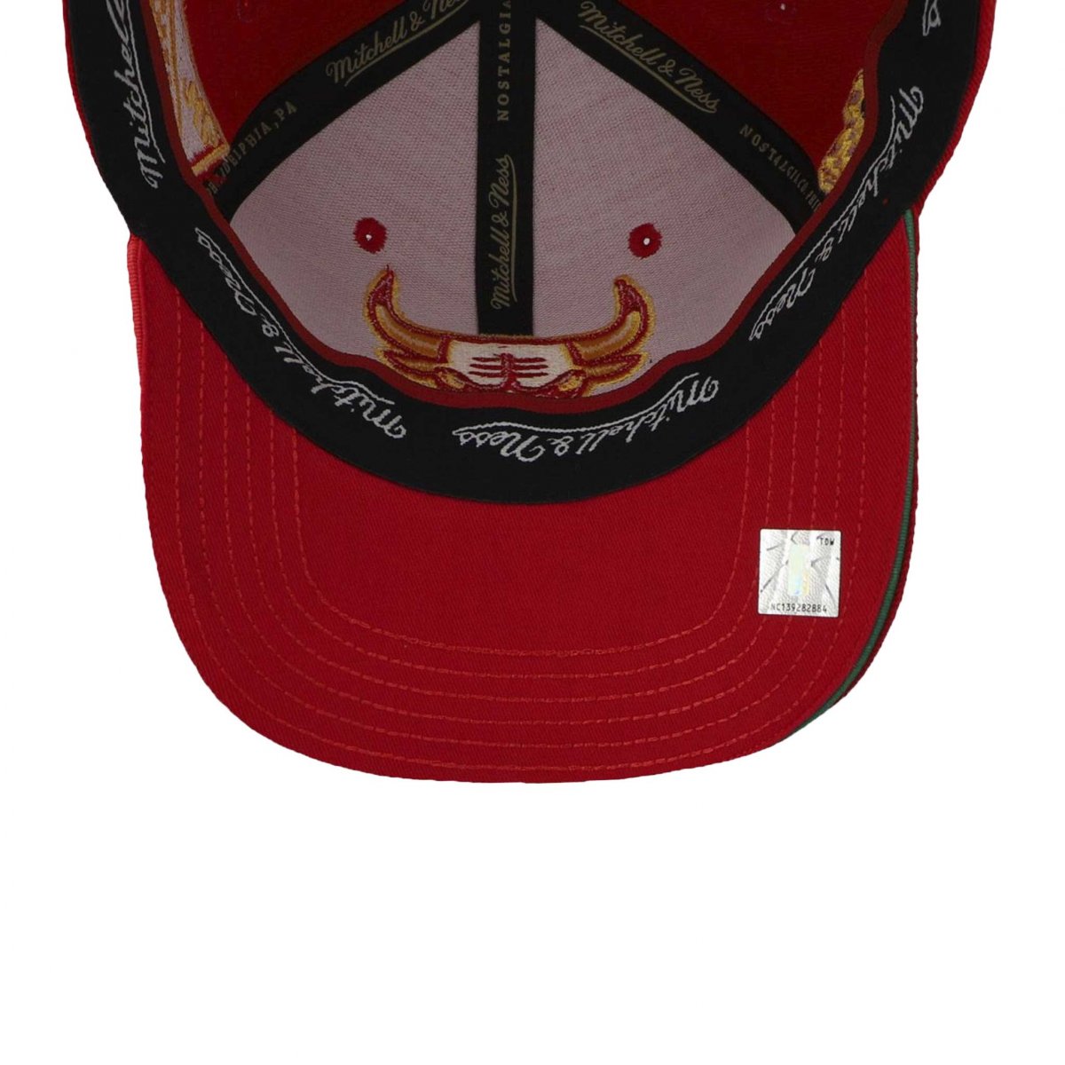 Mens Mitchell & Ness NBA FORMULA 1 STRETCH SNAPBACK BULLS