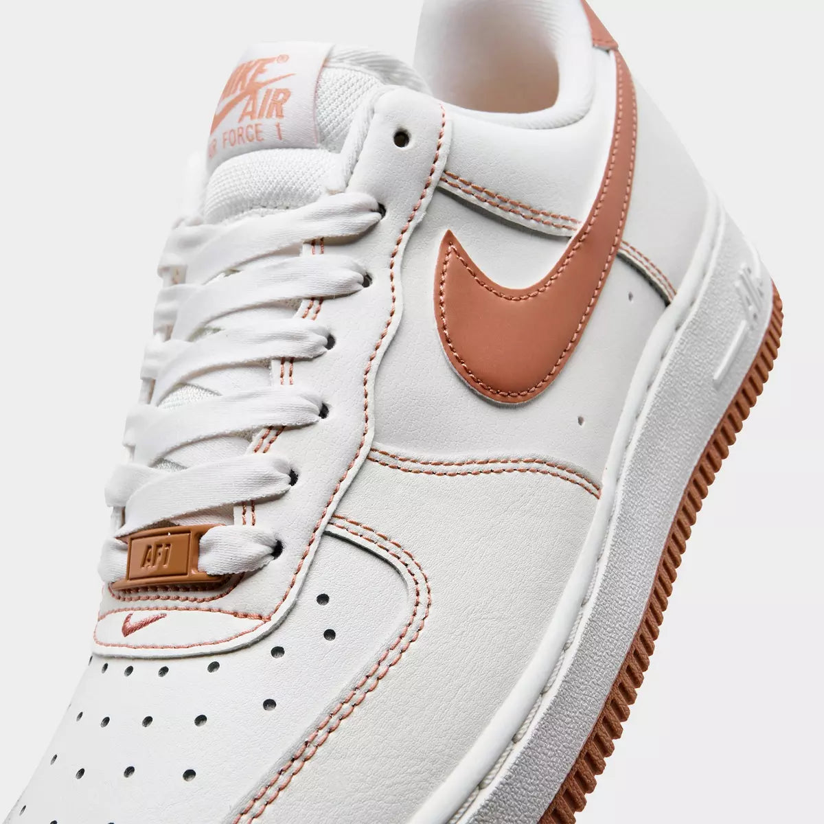 [IQ9428-133] WOMENS NIKE AIR FORCE 1 '07 'SAIL ROSE GOLD'
