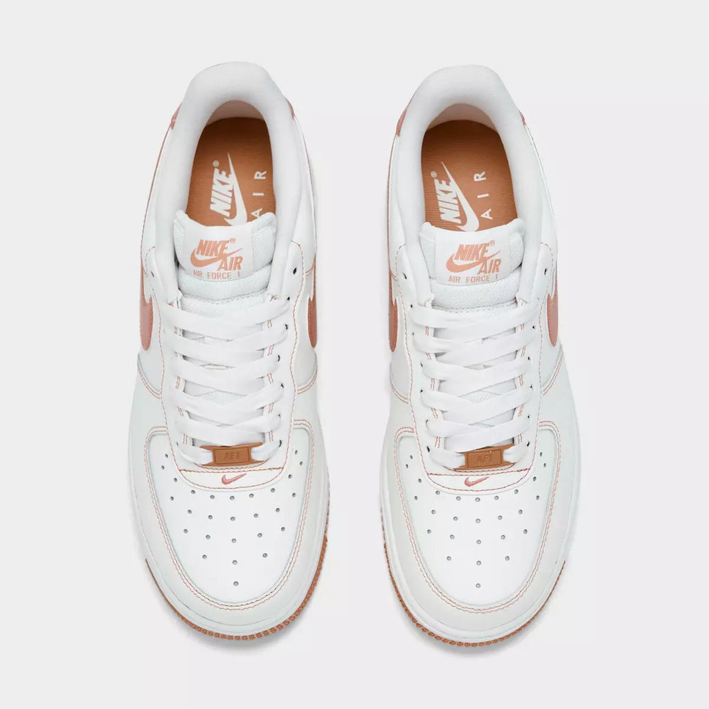 [IQ9428-133] WOMENS NIKE AIR FORCE 1 '07 'SAIL ROSE GOLD'