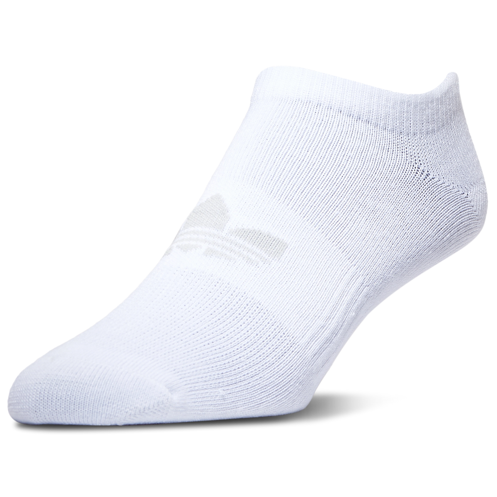 [IR1064C] MENS ADIDAS ORIGINALS TREFOIL SOCKS NO SHOW 6 PAIRS