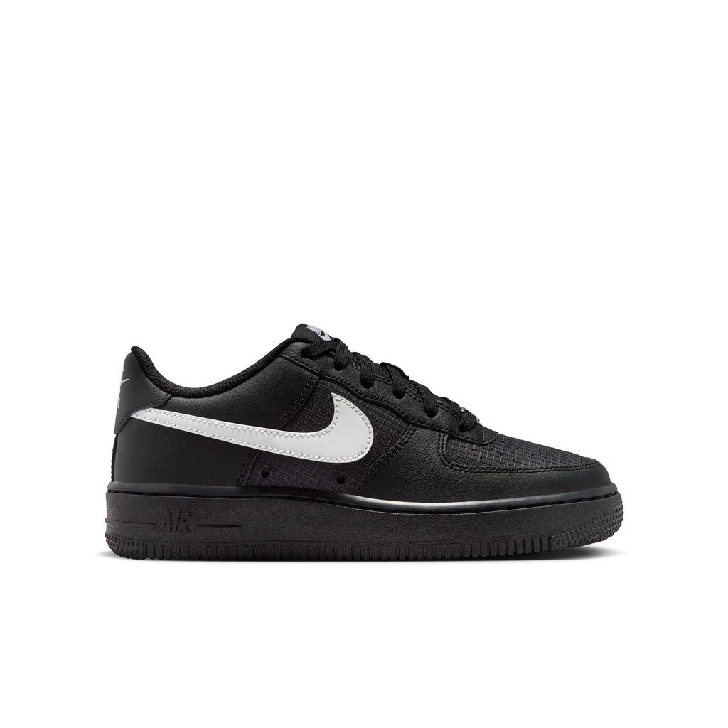 [IR3992-001] GRADE SCHOOL NIKE AIR FORCE 1 LOW TECH 'BLACK'