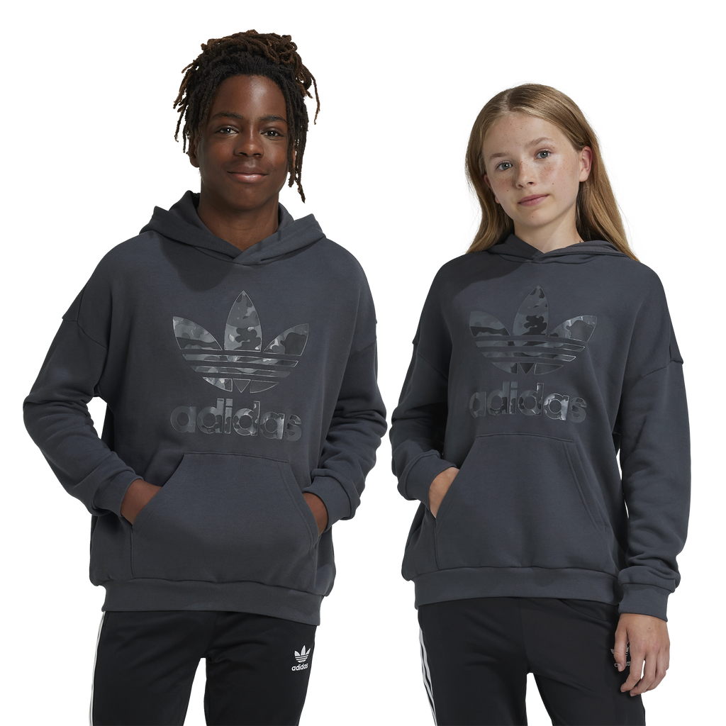 [IY1755] YOUTH ADIDAS ORIGINALS CAMO FLEECE HOODIE