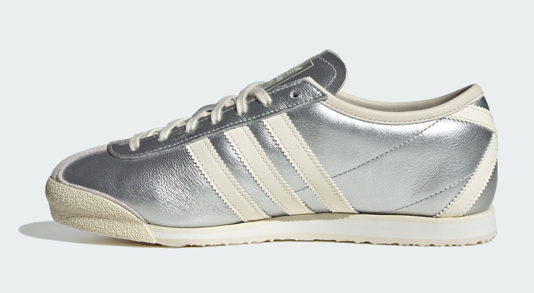[IH6664] WOMENS ADIDAS ITALIA 70S 'SILVER METALLIC CREAM WHITE'