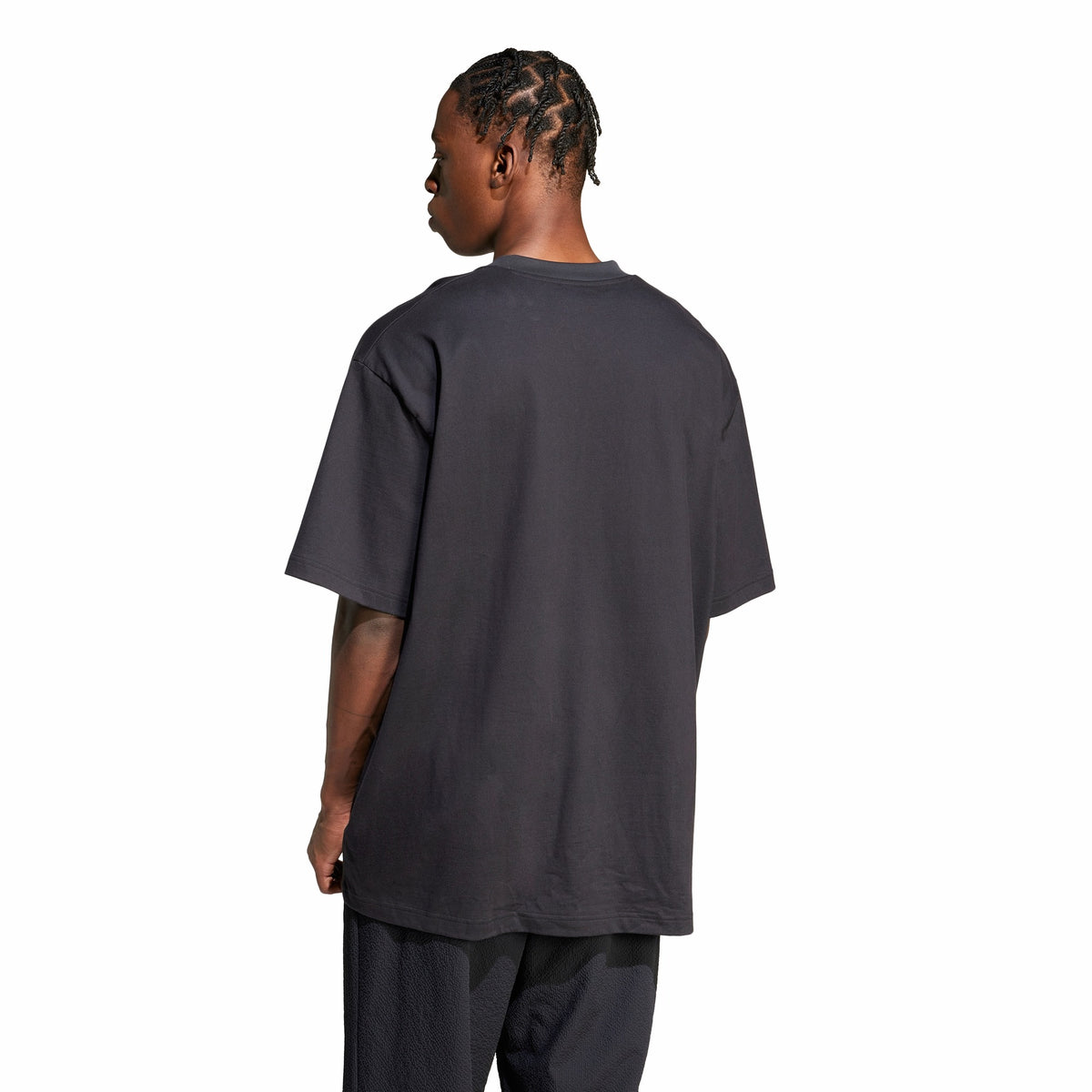 Mens Adidas Front 3-Stripes Tee 3