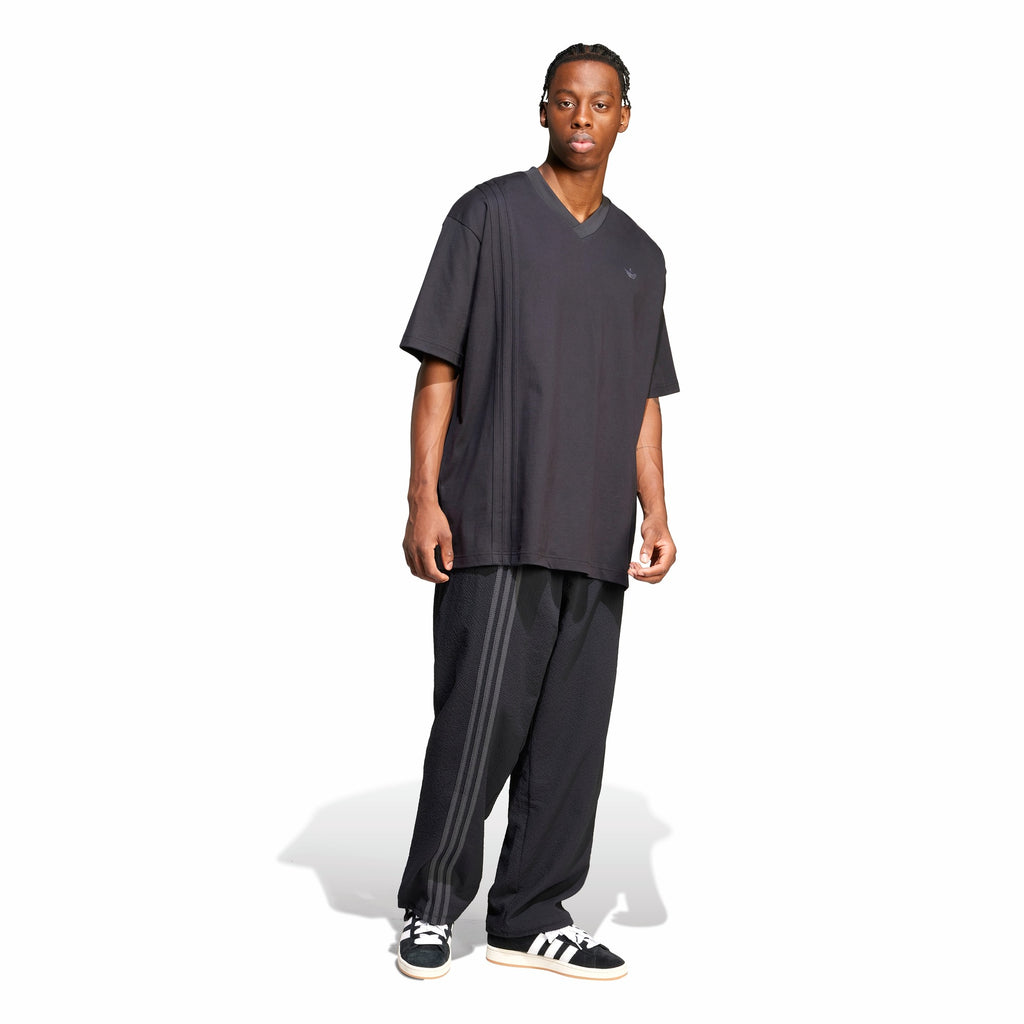 Mens Adidas Front 3-Stripes Tee 4