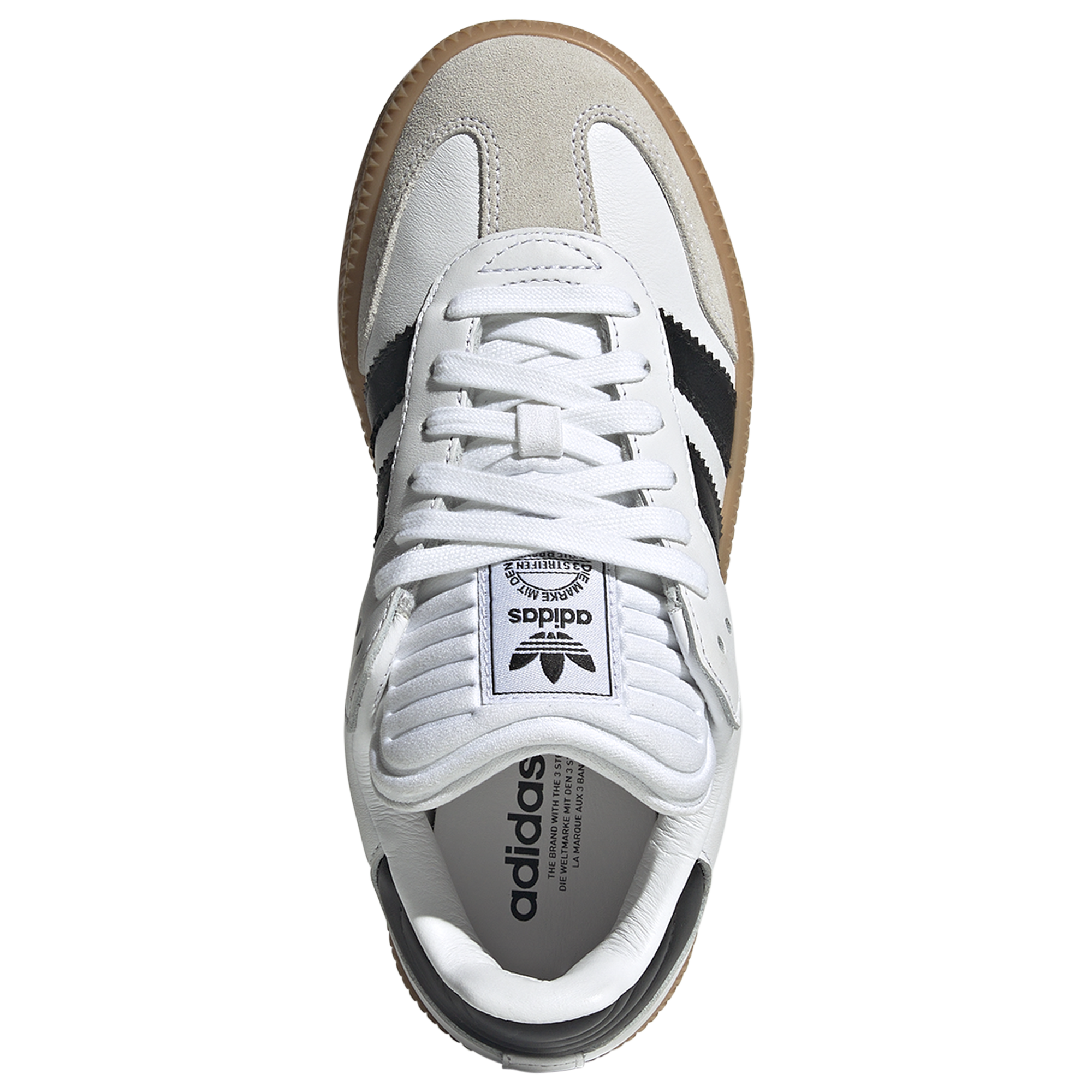 [JH6516] YOUTH ADIDAS ORIGINALS SAMBA XLG 'WHITE BLACK GUM'