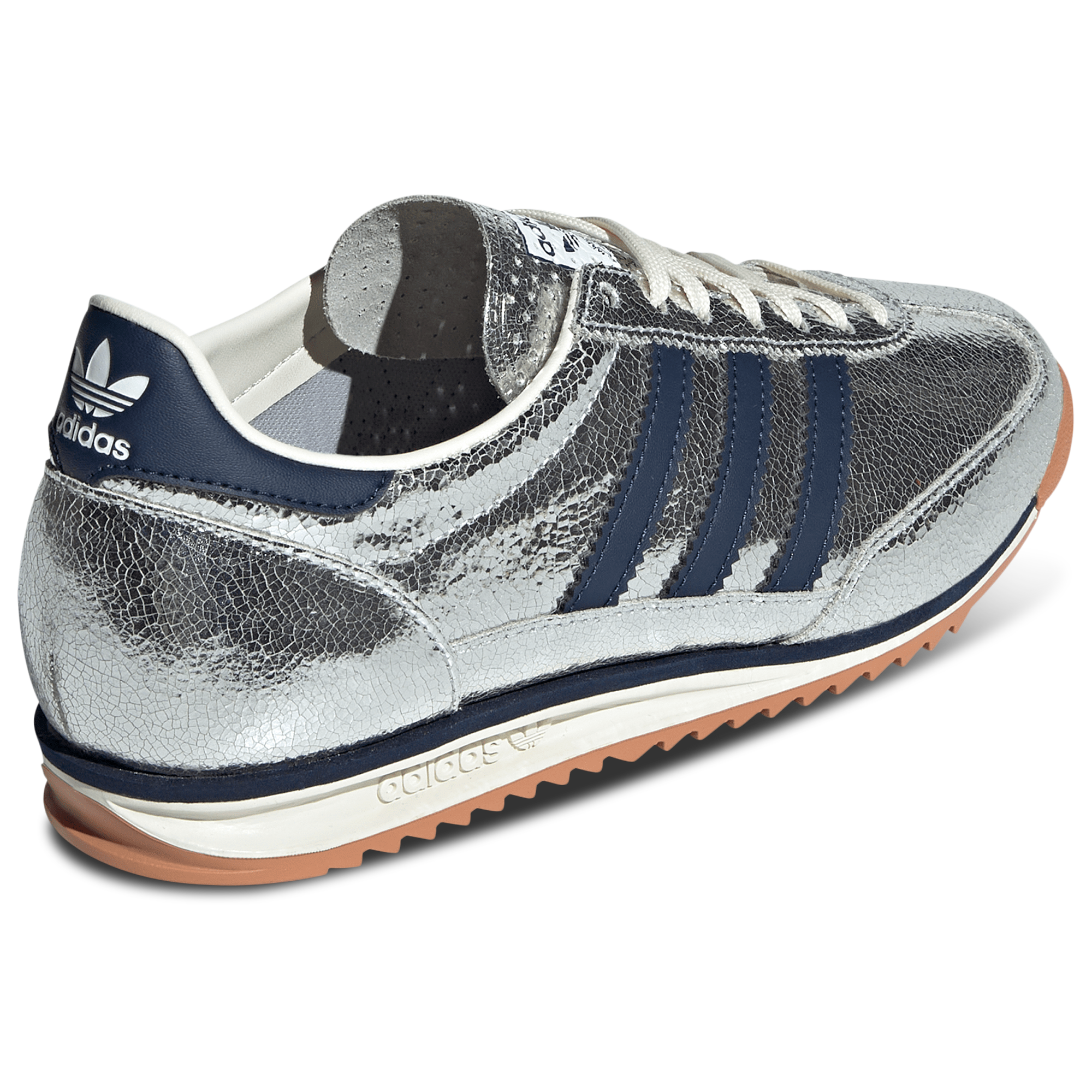 [JH8654] WOMENS ADIDAS SL 72 OG 'SILVER METALLIC COLLEGIATE NAVY'