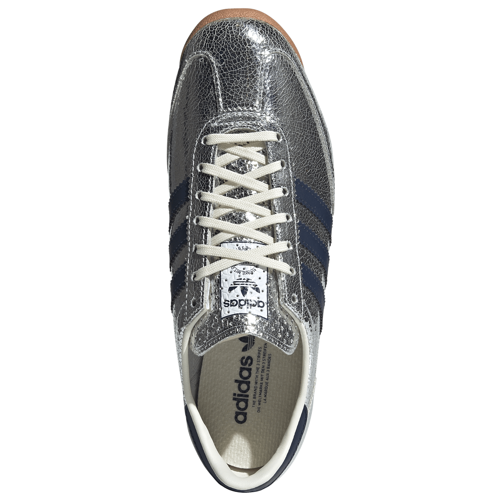 [JH8654] WOMENS ADIDAS SL 72 OG 'SILVER METALLIC COLLEGIATE NAVY'