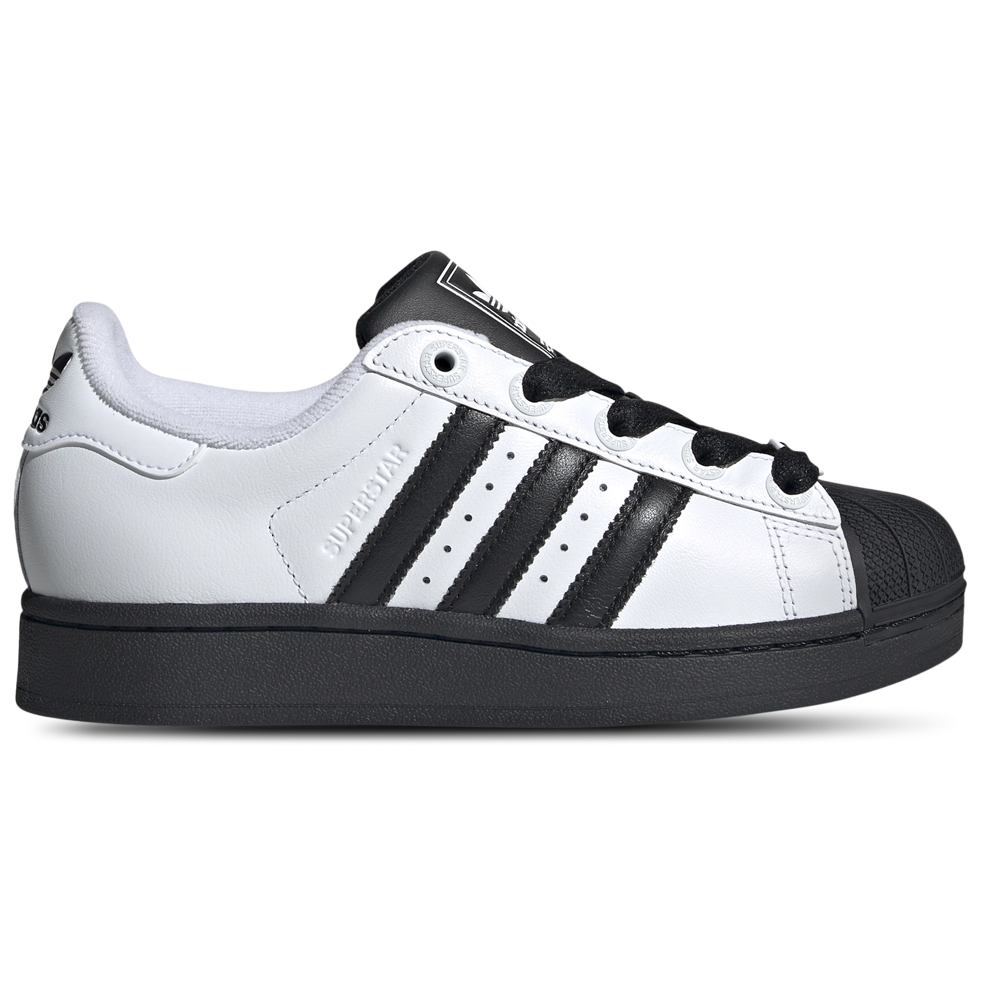 [JI0210] GRADE SCHOOL ADIDAS SUPERSTAR II 'WHITE BLACK'