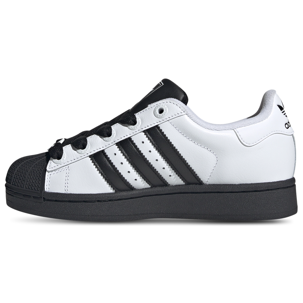 [JI0210] GRADE SCHOOL ADIDAS SUPERSTAR II 'WHITE BLACK'