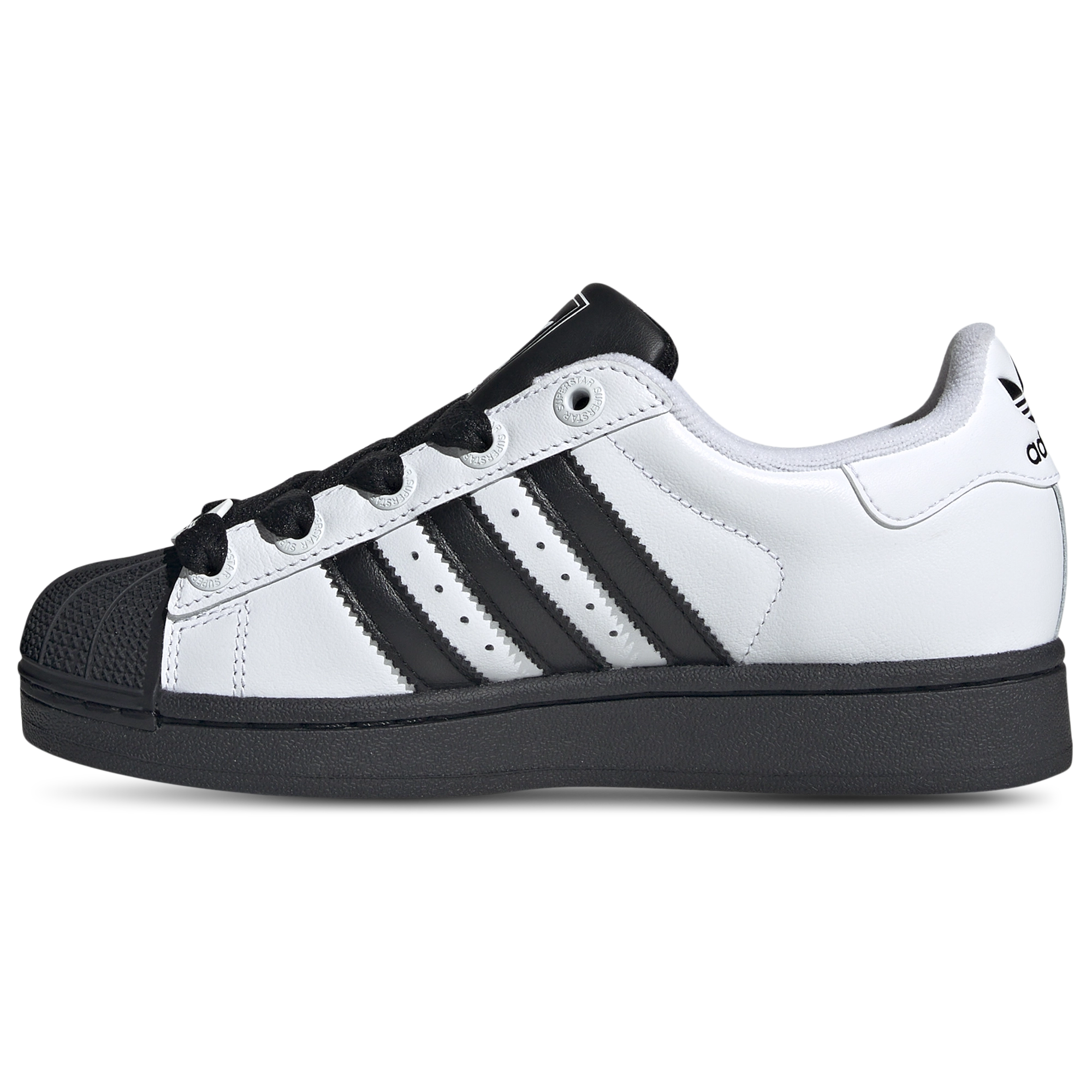 [JI0210] GRADE SCHOOL ADIDAS SUPERSTAR II 'WHITE BLACK'
