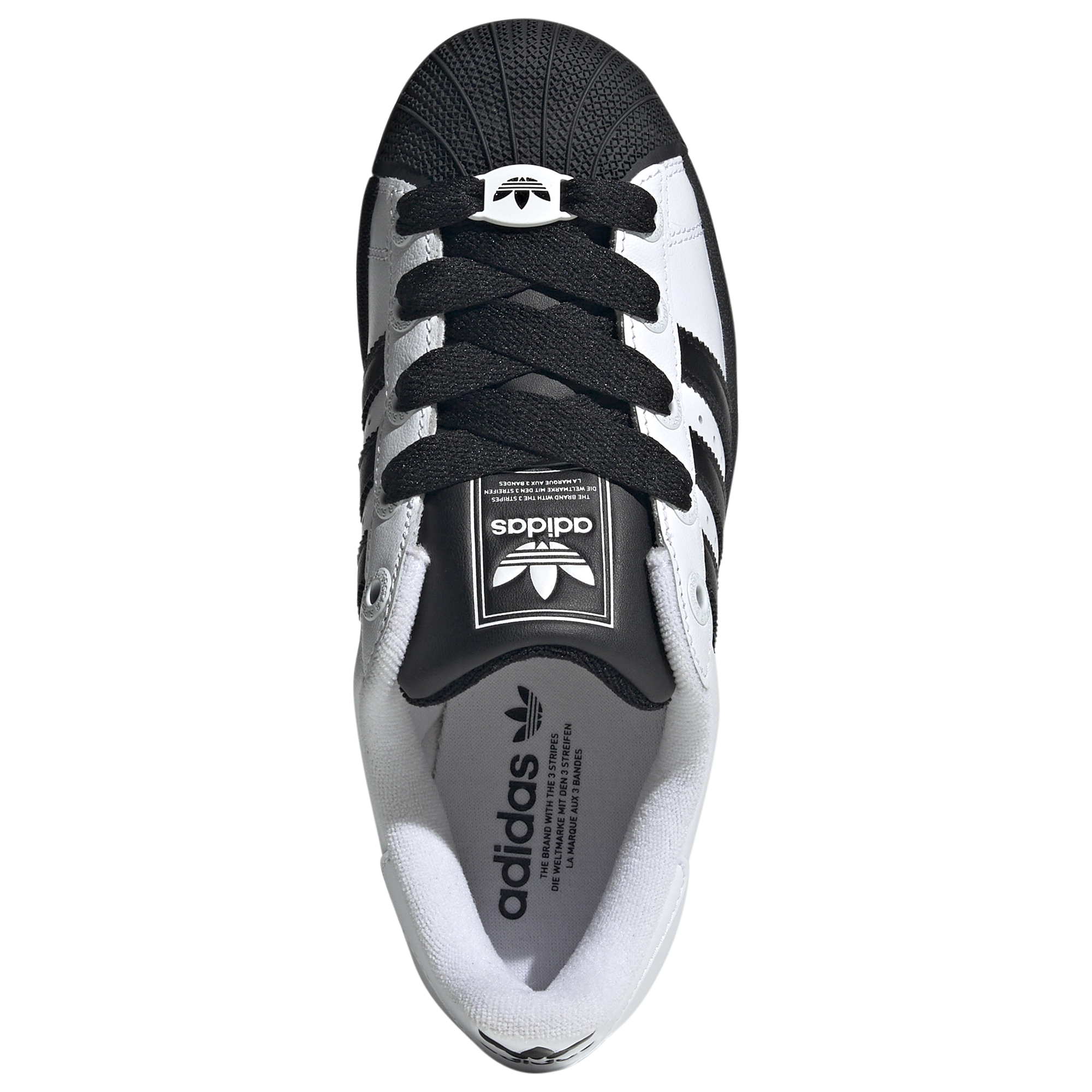 [JI0210] GRADE SCHOOL ADIDAS SUPERSTAR II 'WHITE BLACK'