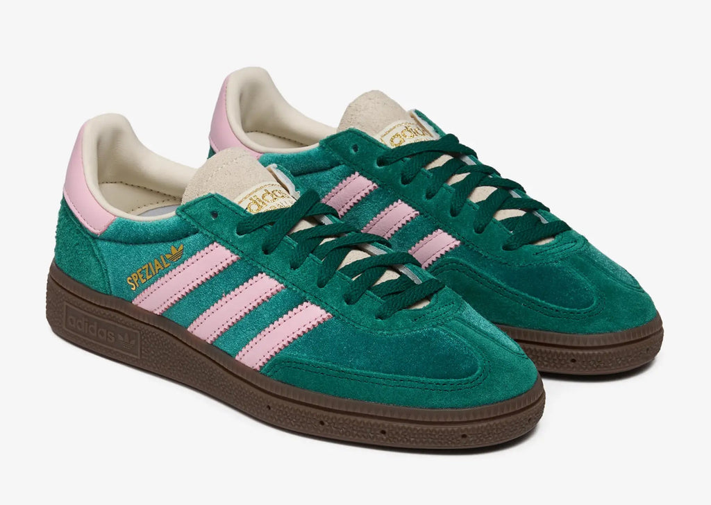 [JI2648] WOMENS ADIDAS HANDBALL SPEZIAL 'GREEN PINK VELVET'