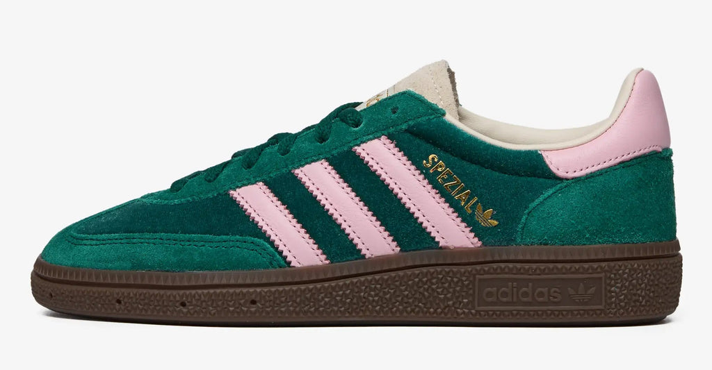 [JI2648] WOMENS ADIDAS HANDBALL SPEZIAL 'GREEN PINK VELVET'