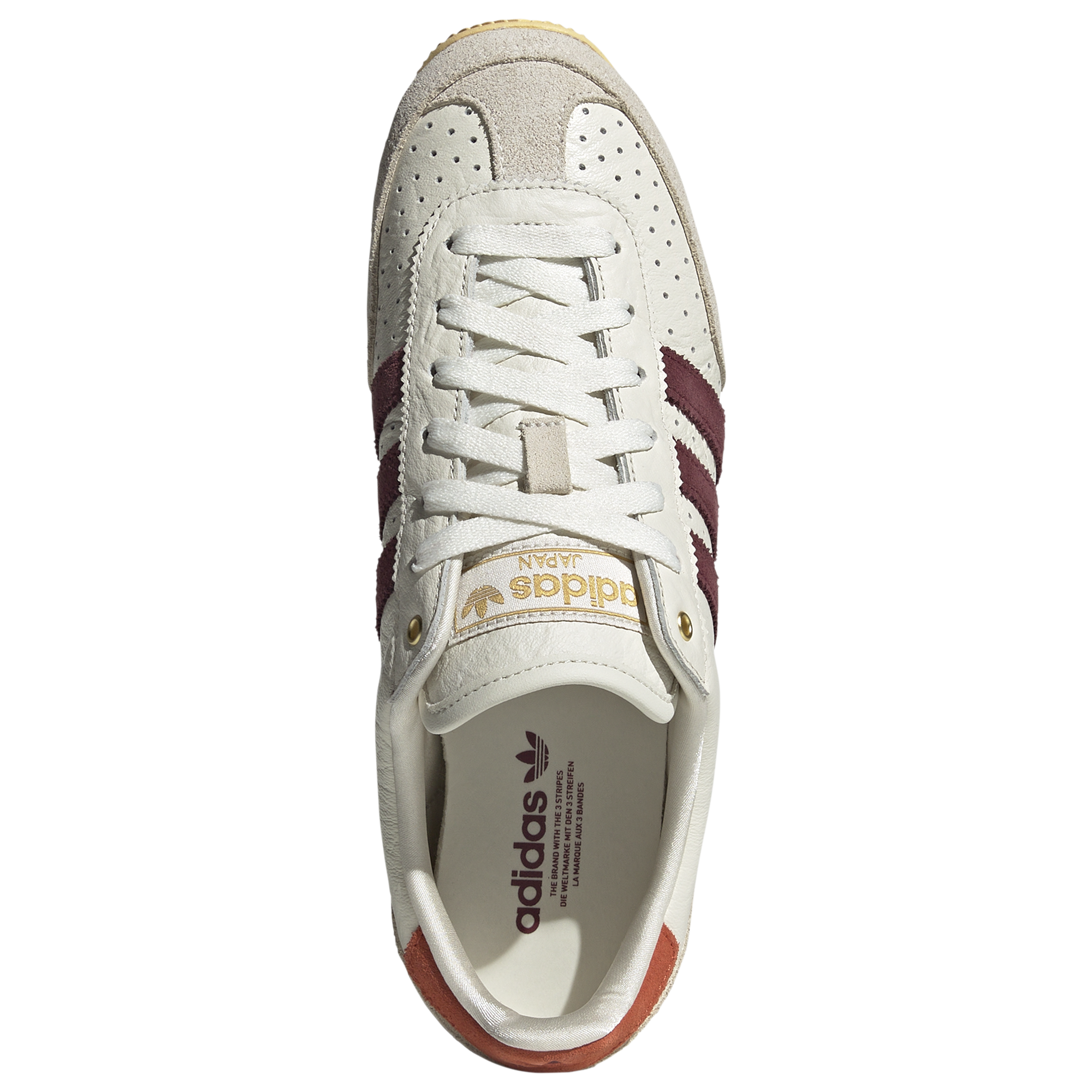[JI2662] WOMENS ADIDAS ORIGINALS JAPAN 'OFF WHITE SHADOW RED ORANGE TINT'