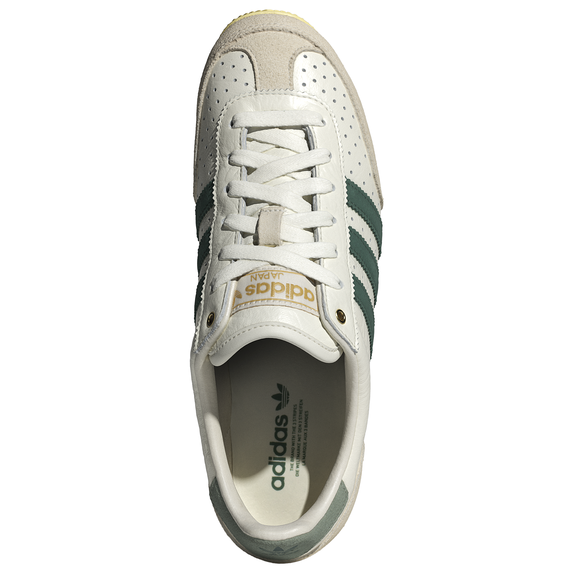 [JI2663] WOMENS ADIDAS JAPAN 'OFF WHITE COLLEGIATE GREEN ORANGE TINT'