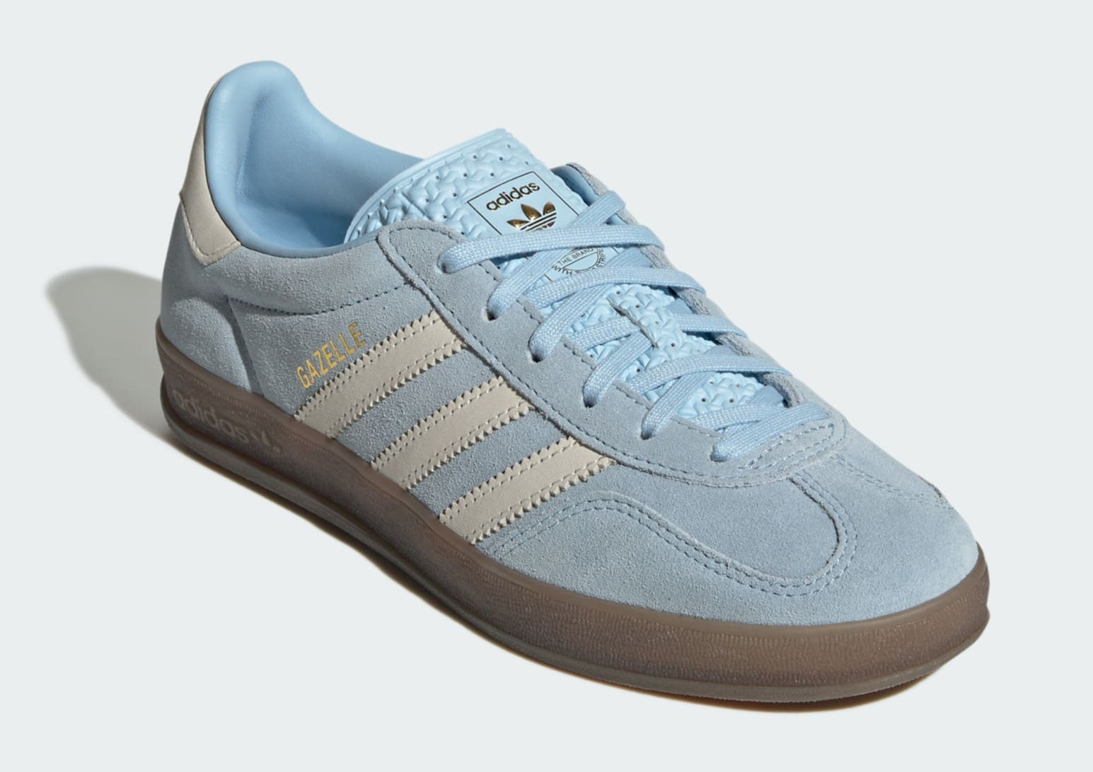 [JI2717] Womens Adidas Gazelle Indoor 'Clear Sky Off White'