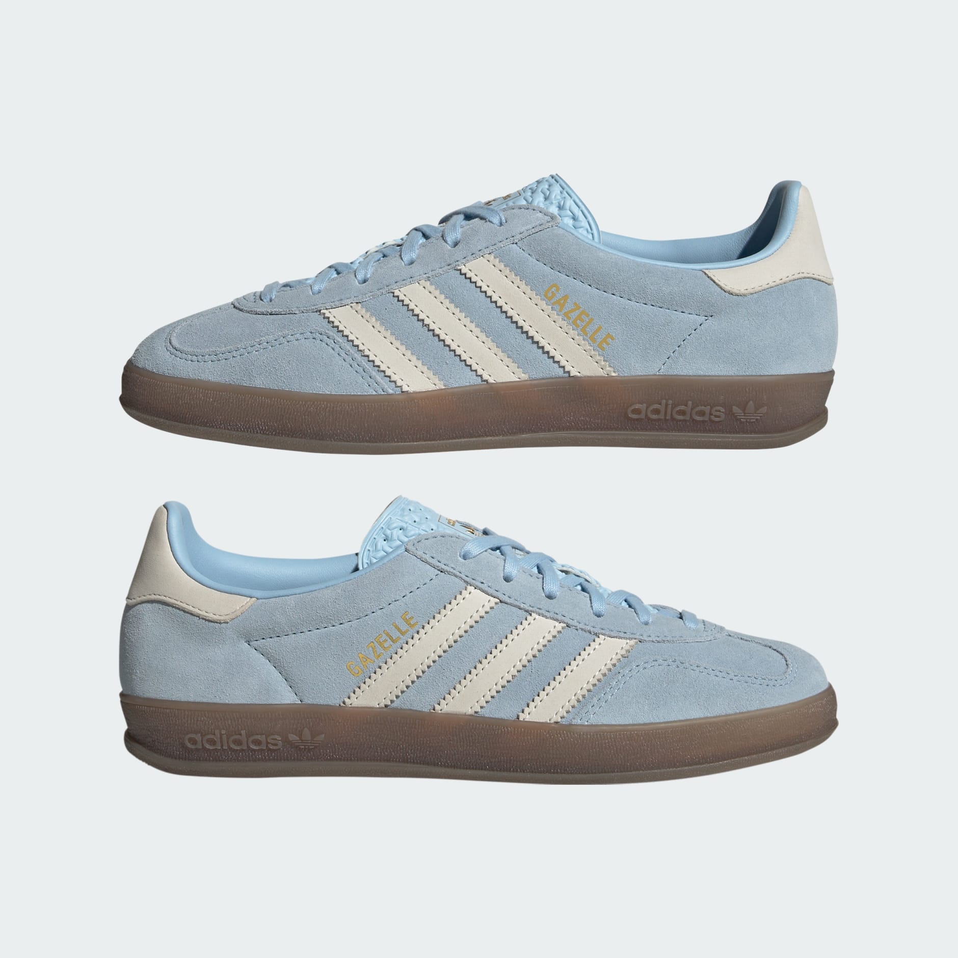 [JI2717] Womens Adidas Gazelle Indoor 'Clear Sky Off White'
