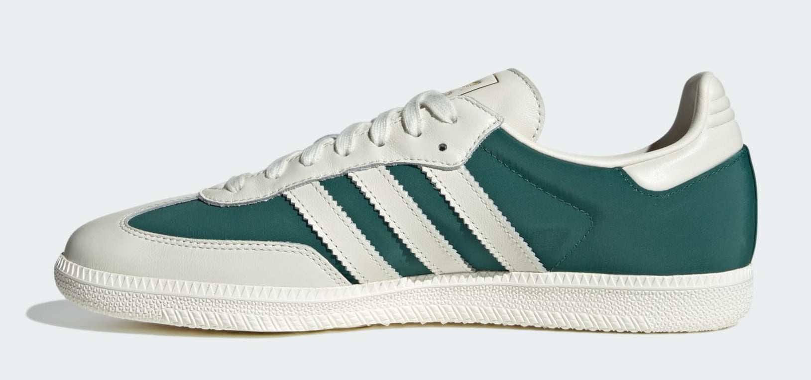 [JI3205] MENS ADIDAS SAMBA OG 'OFF WHITE COLLEGIATE GREEN'