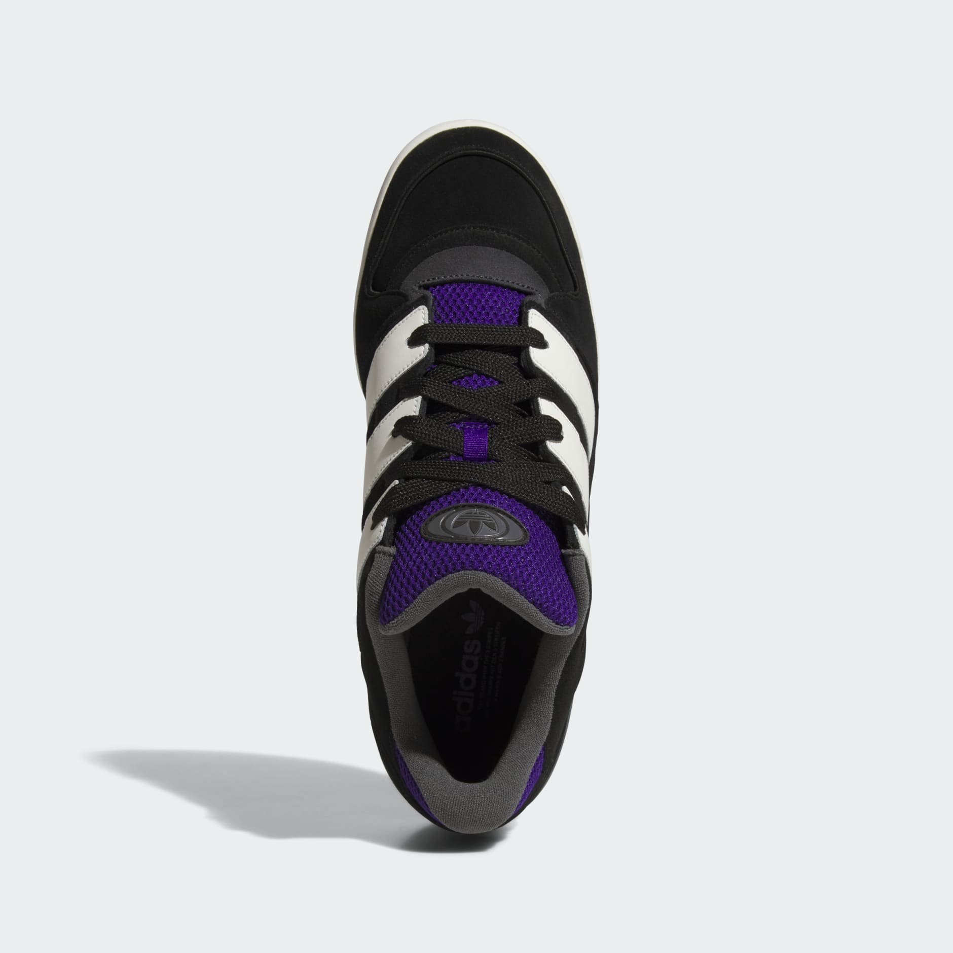 [JI3278] MENS ADIDAS FORUM2000 'BLACK WHITE COLLEGIATE PURPLE GUM'