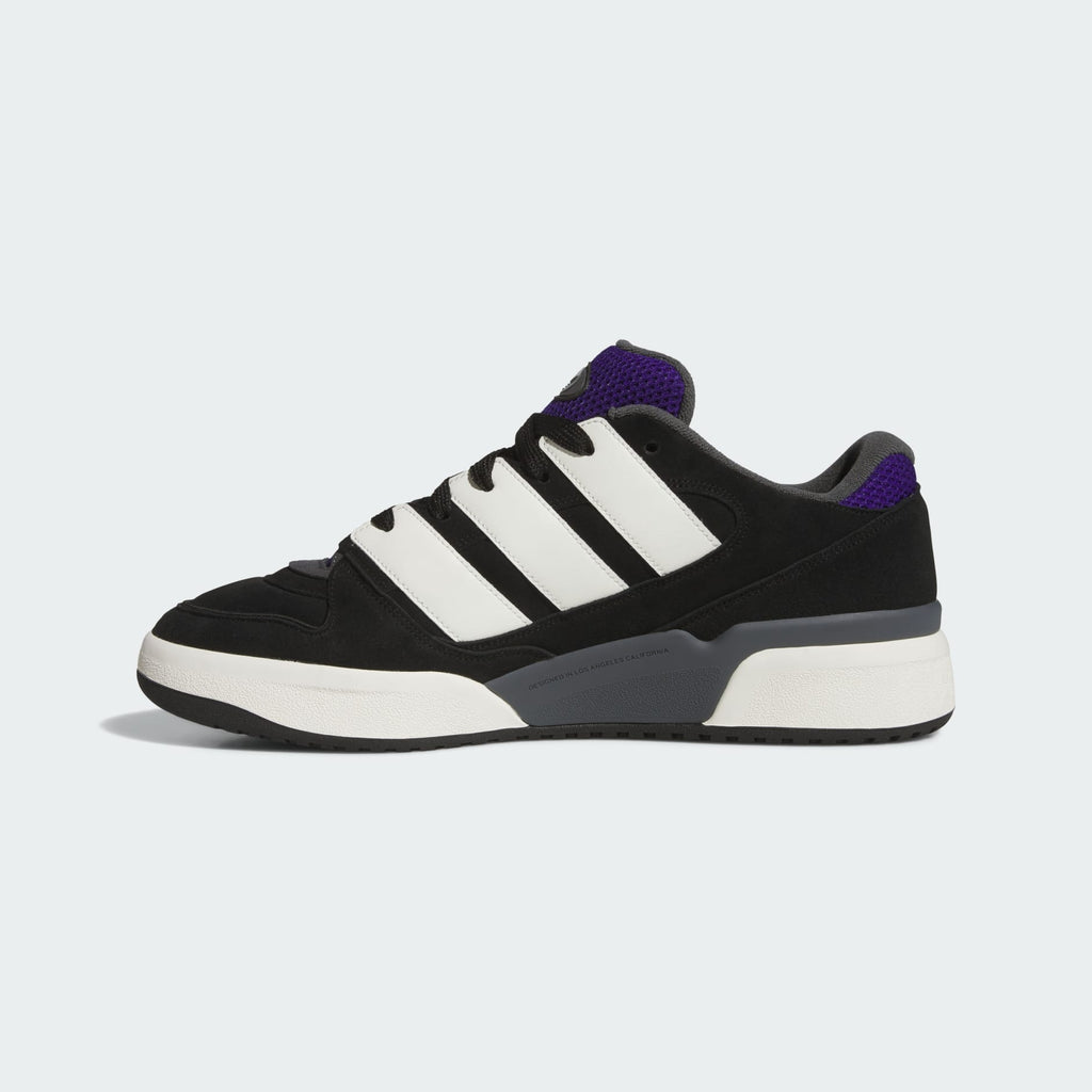 [JI3278] MENS ADIDAS FORUM2000 'BLACK WHITE COLLEGIATE PURPLE GUM'
