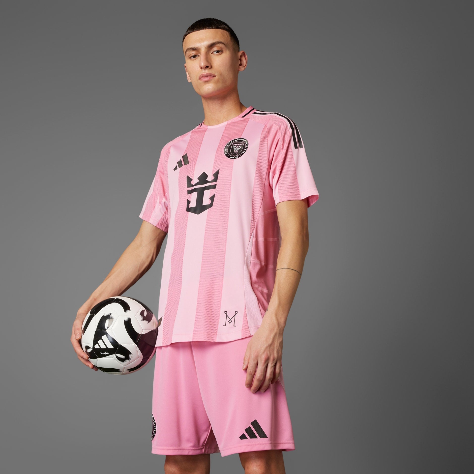 [JI6818] MENS ADIDAS INTER MIAMI CF 25/26 MESSI HOME AUTHENTIC JERSEY - PINK