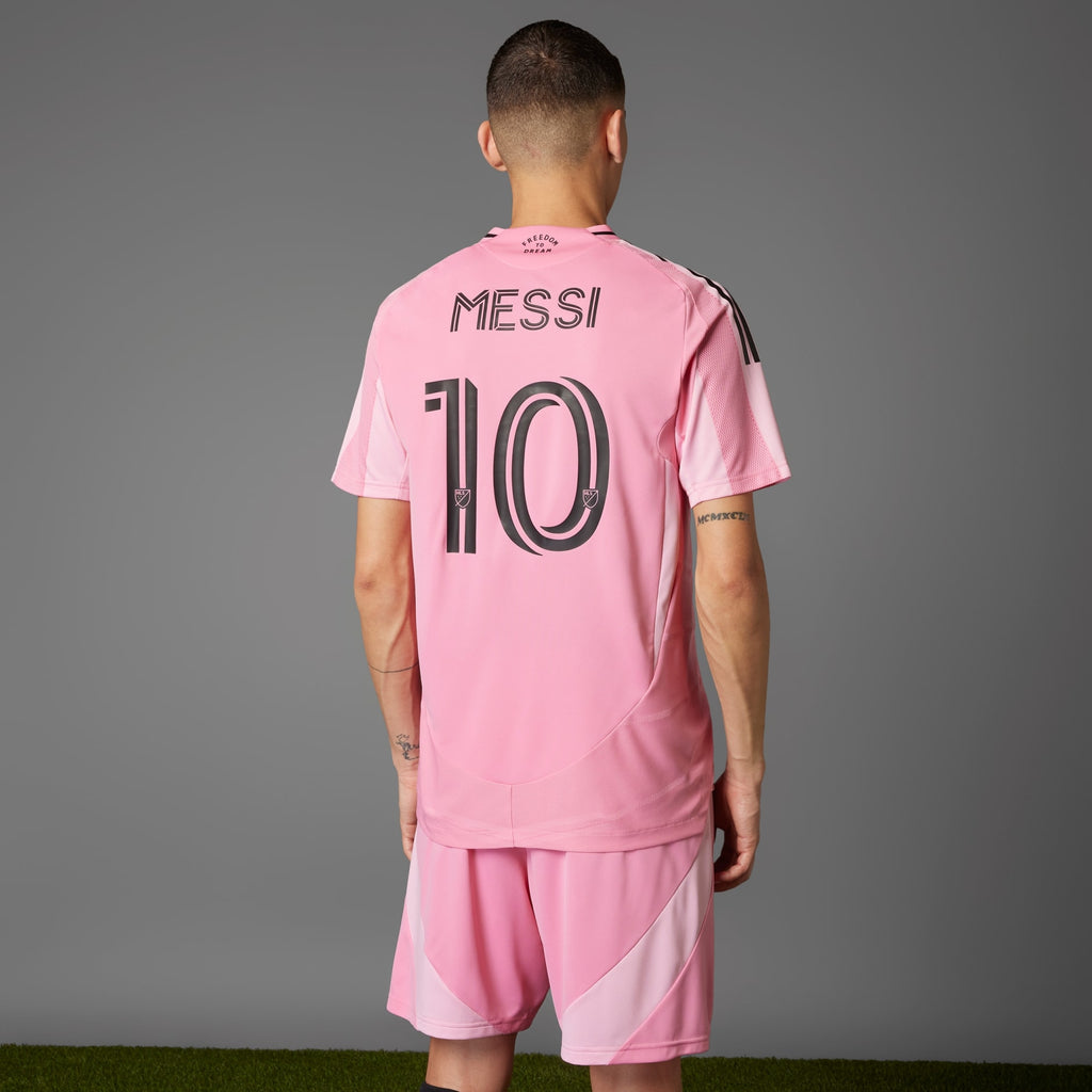 [JI6818] MENS ADIDAS INTER MIAMI CF 25/26 MESSI HOME AUTHENTIC JERSEY - PINK