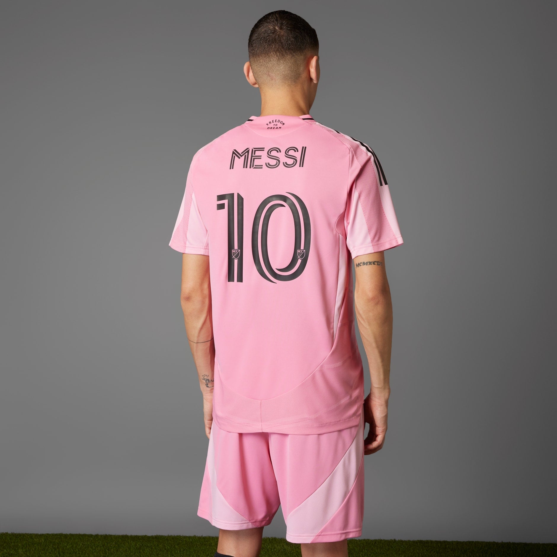[JI6818] MENS ADIDAS INTER MIAMI CF 25/26 MESSI HOME AUTHENTIC JERSEY - PINK