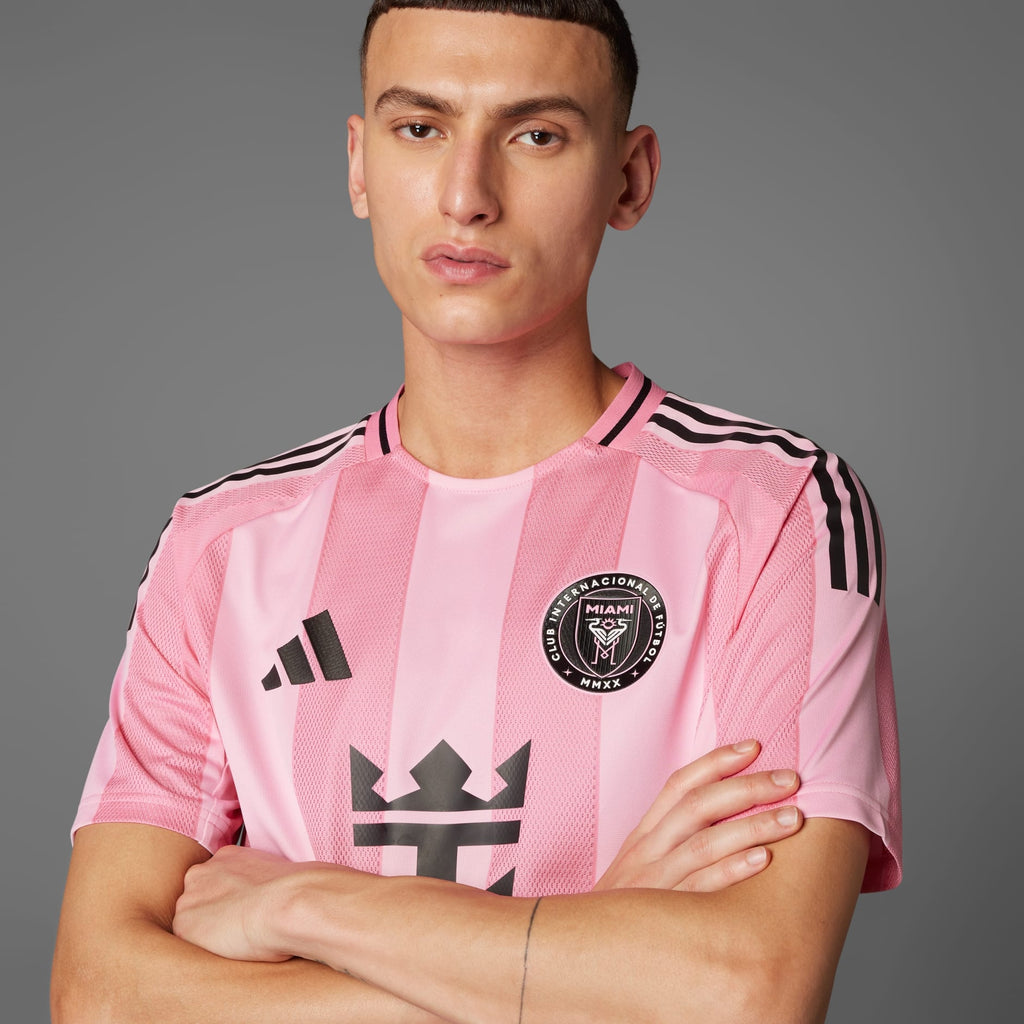 [JI6818] MENS ADIDAS INTER MIAMI CF 25/26 MESSI HOME AUTHENTIC JERSEY - PINK