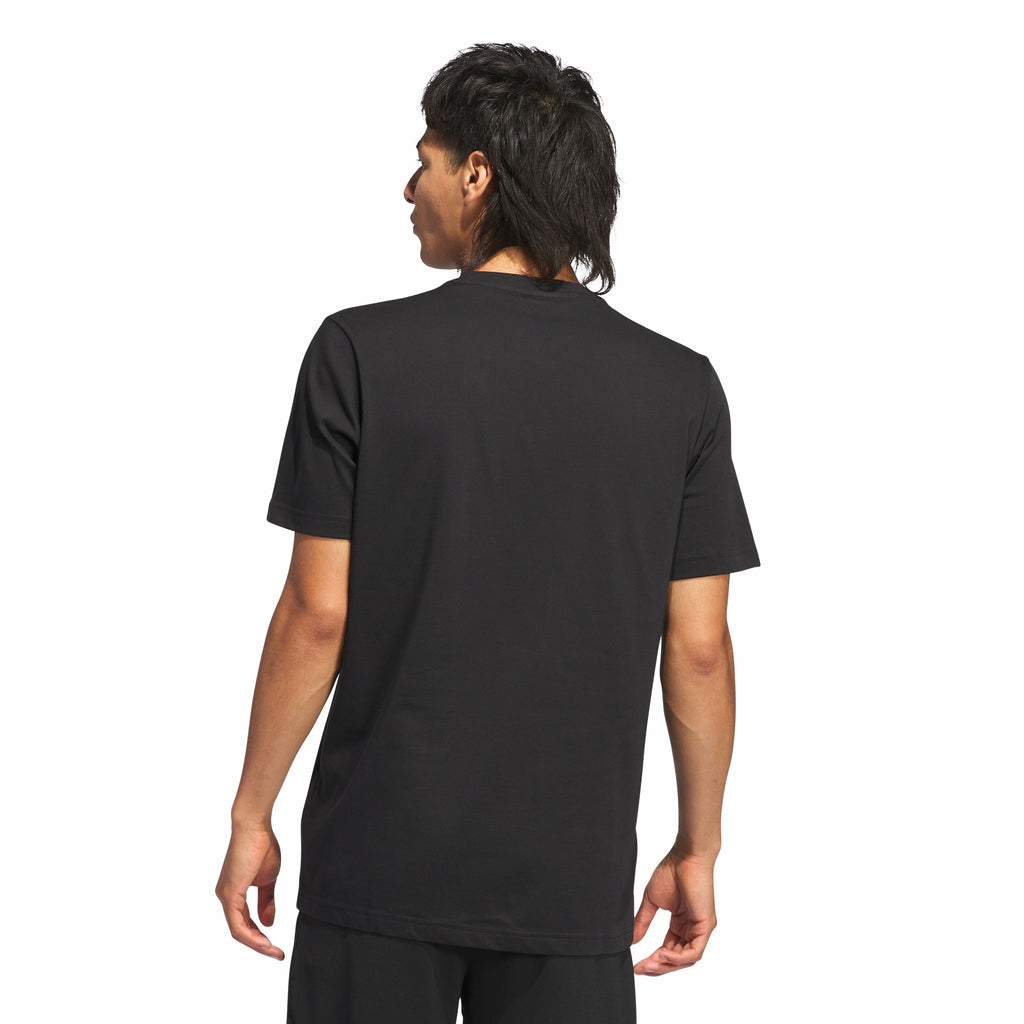Mens Adidas Worldwide Hoops Logo Performance Graphic Tee 3