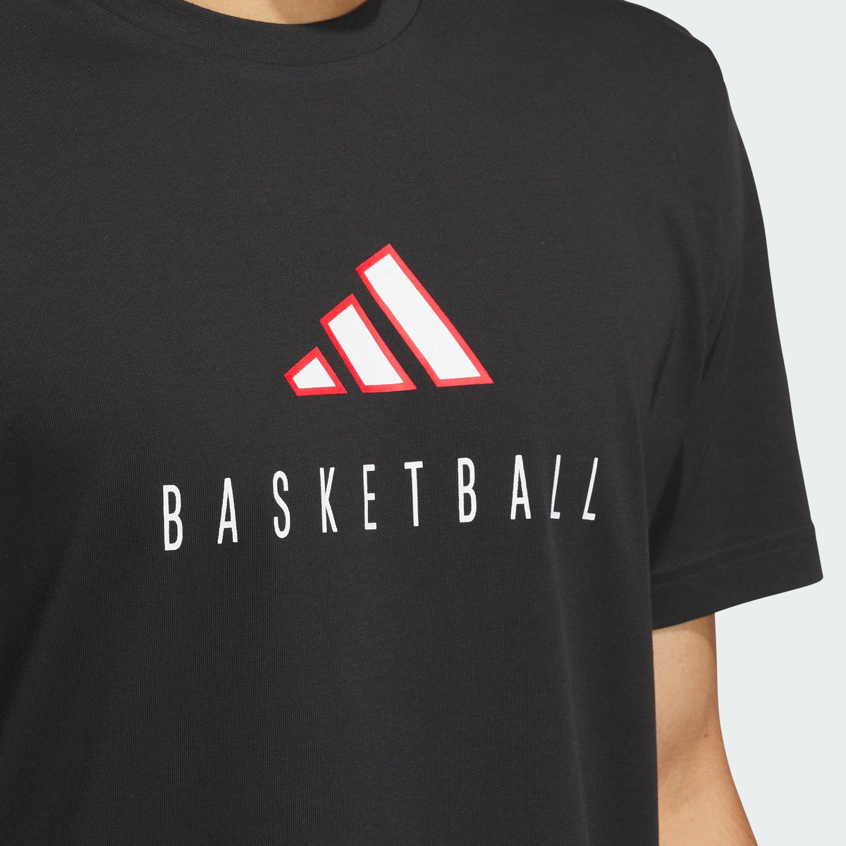 Mens Adidas Worldwide Hoops Logo Performance Graphic Tee 5