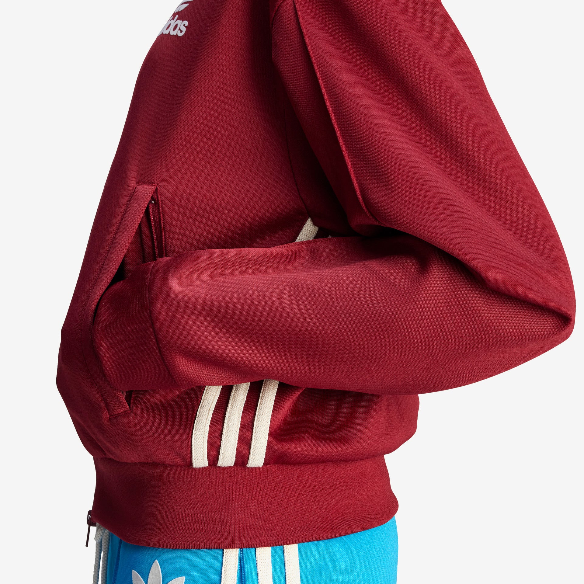 [JJ2933] MENS ADIDAS WALES BONNER TRACK TOP 'COLLEGIATE BURGUNDY'