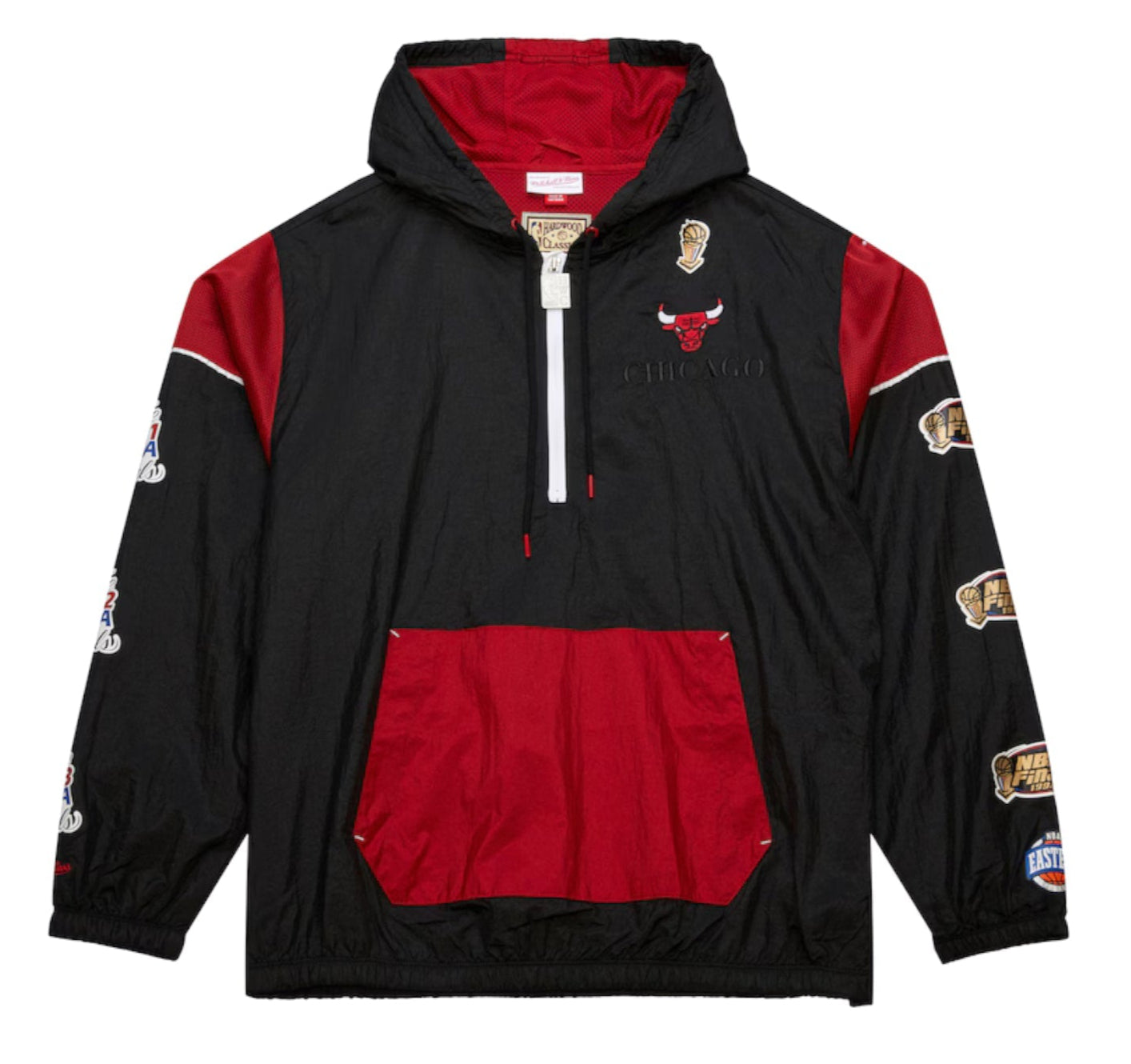 MENS MITCHELL & NESS NBA TEAM OG 3.0 ANORAK VINTAGE LOGO BULLS