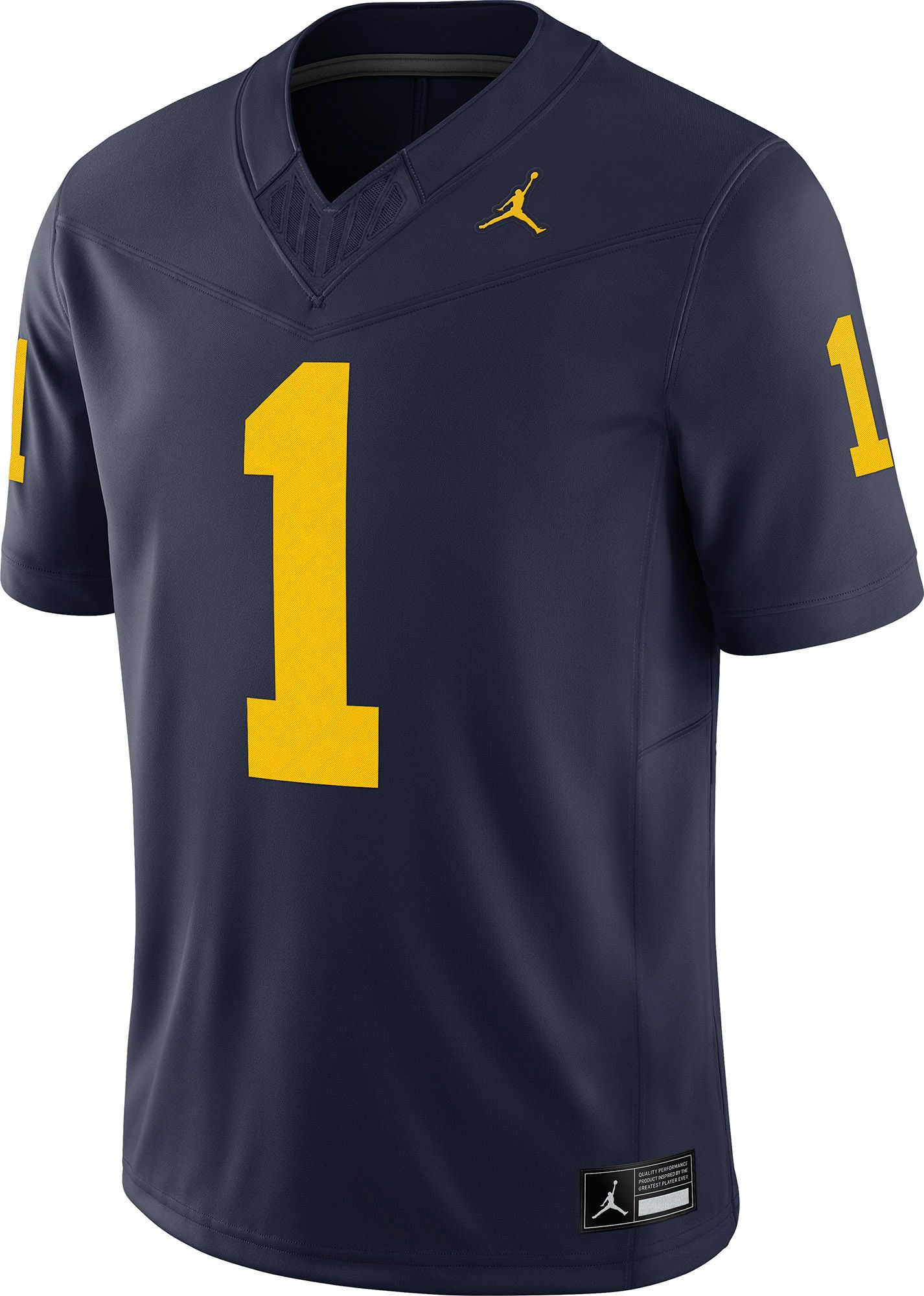 [CQ7394-419] MENS AIR JORDAN NCAA  MICHIGAN WOLVERINES HOME LIMITED JERSEY