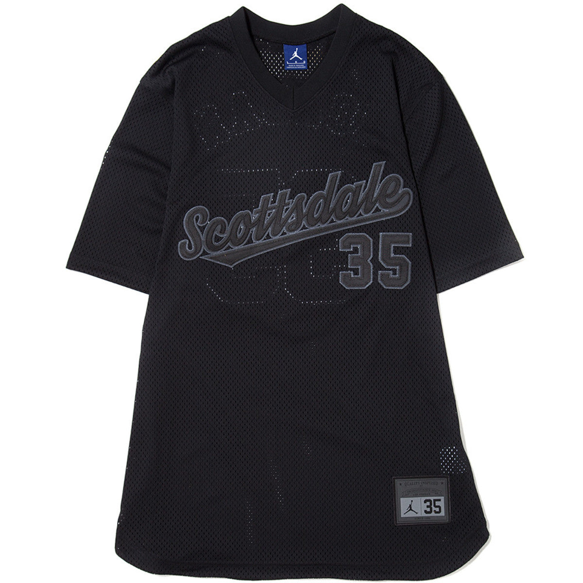 [889177-010] MENS AIR JORDAN X SCOTTSDALE BASEBALL #35 JERSEY 'BLACK'