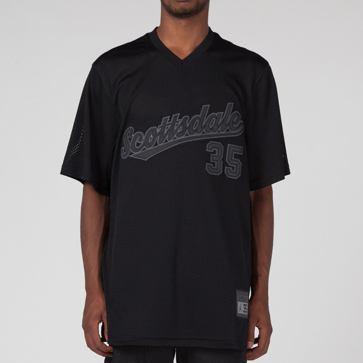[889177-010] MENS AIR JORDAN X SCOTTSDALE BASEBALL #35 JERSEY 'BLACK'