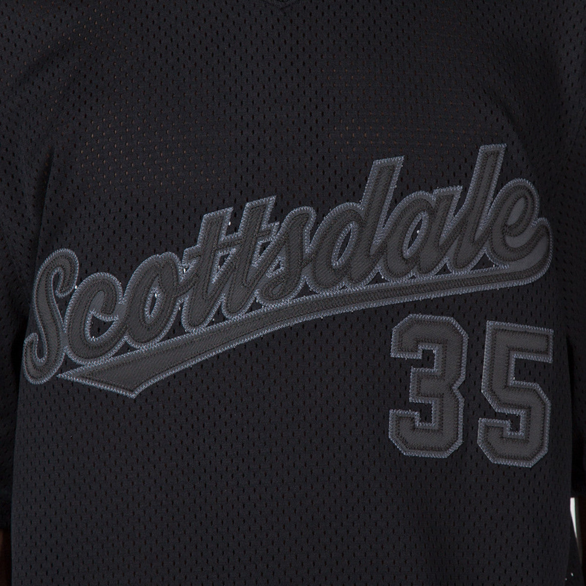 [889177-010] MENS AIR JORDAN X SCOTTSDALE BASEBALL #35 JERSEY 'BLACK'